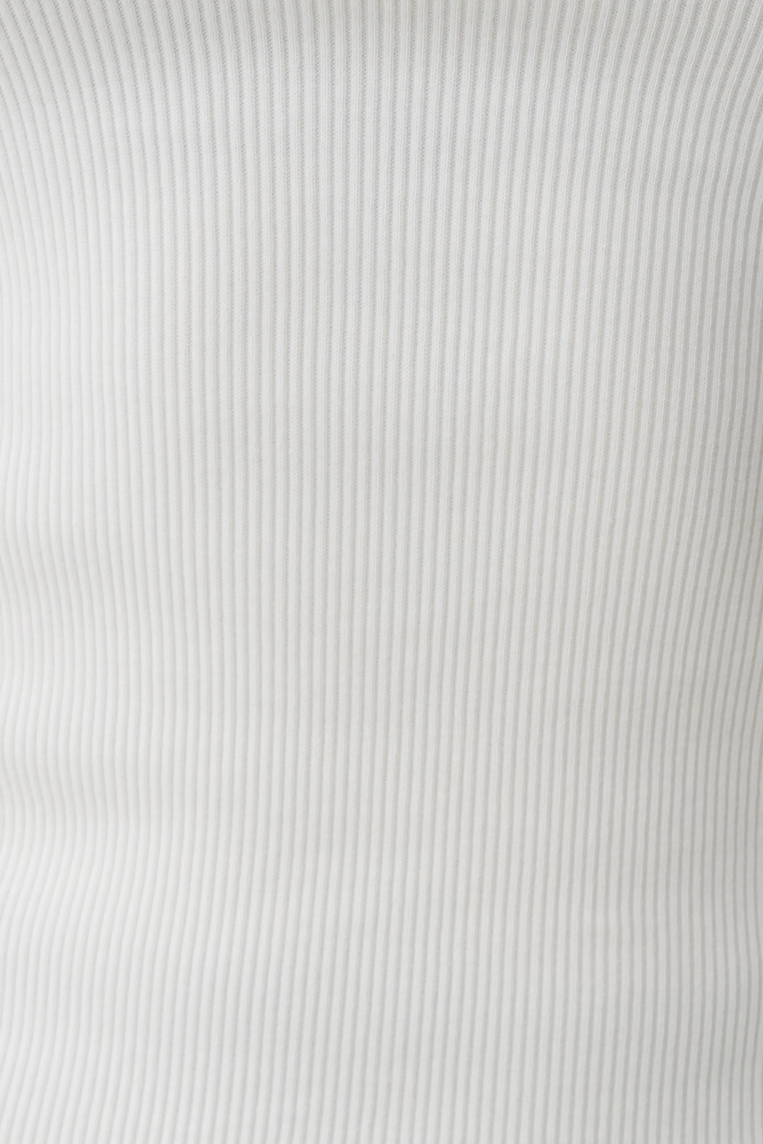 Aisling Ribbed Square Neck Sleeveless Top - Ivory - Image 7