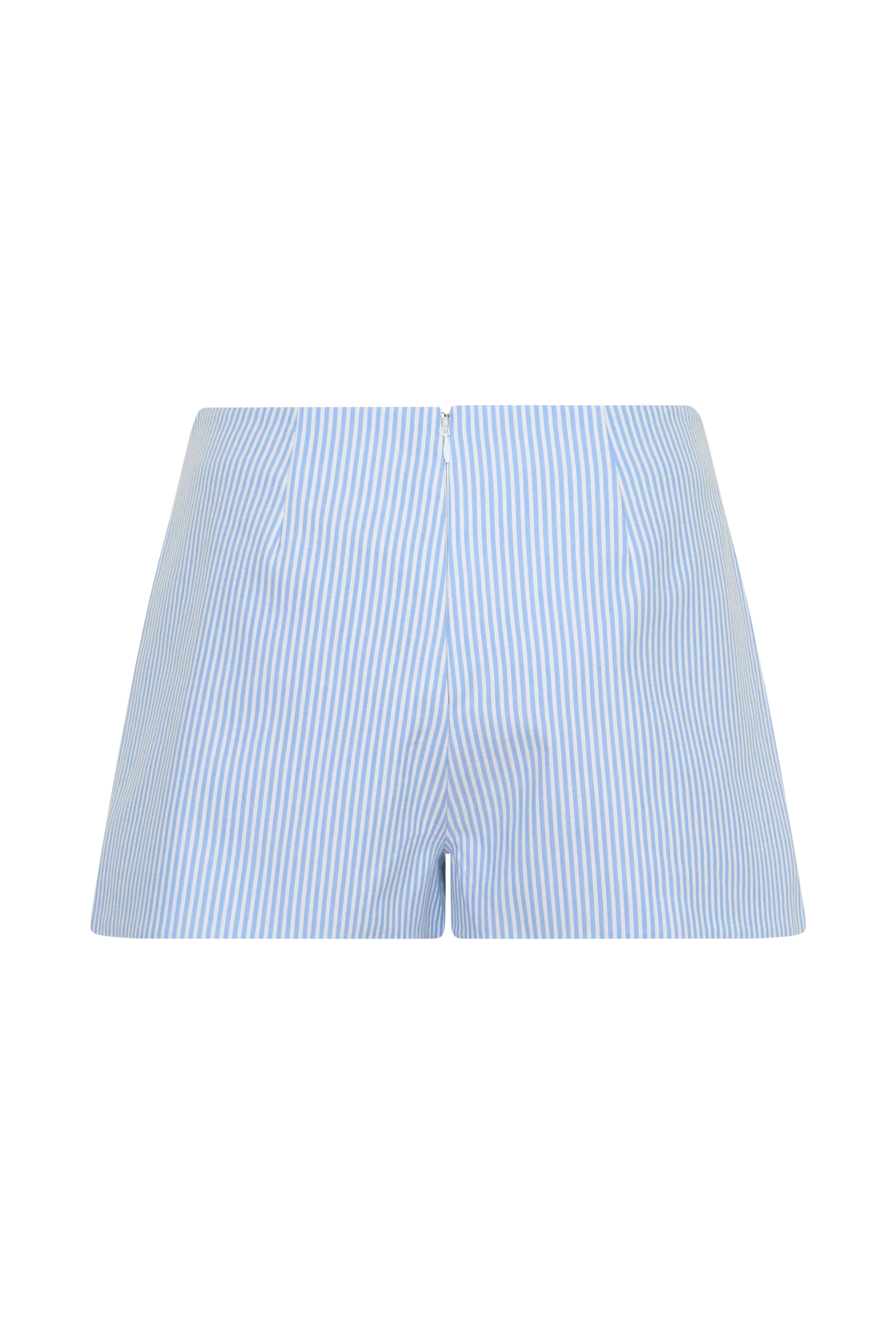 Allison Cotton Short - Blue Pinstripe - Image 8