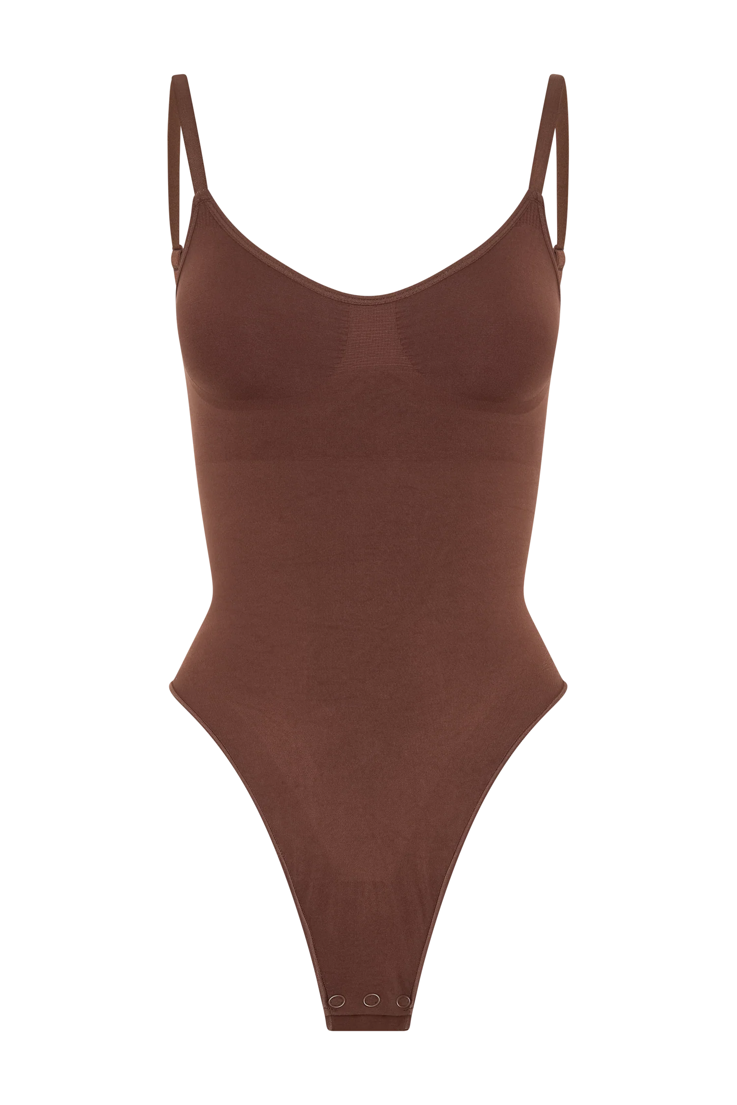 Alyssa Backless Shapewear Bodysuit - Espresso - Image 7