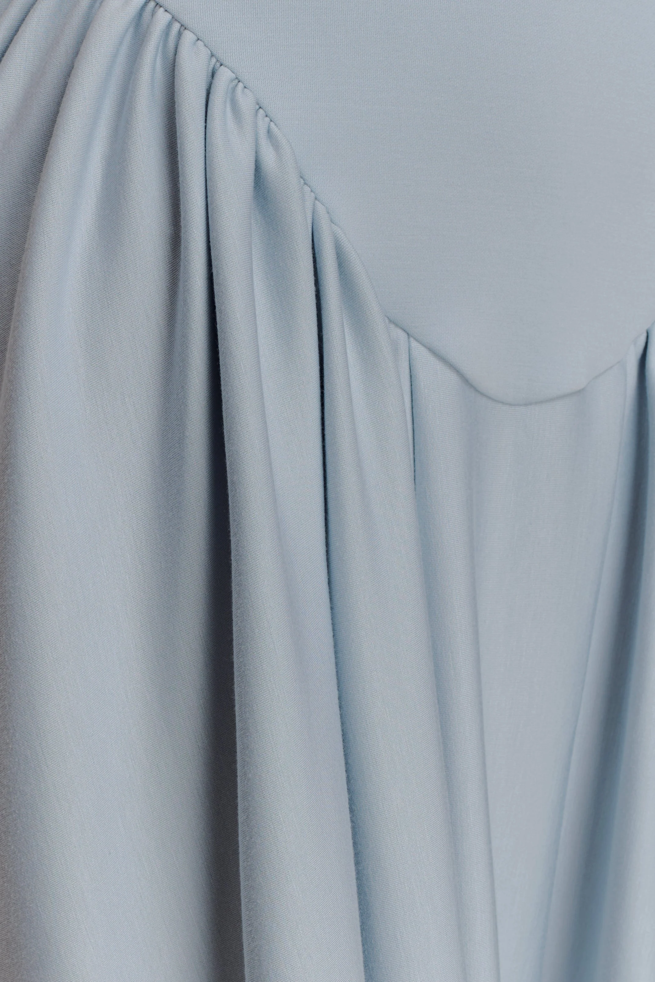 Angelina Scuba Halter Midi Dress - Pale Blue - Image 6