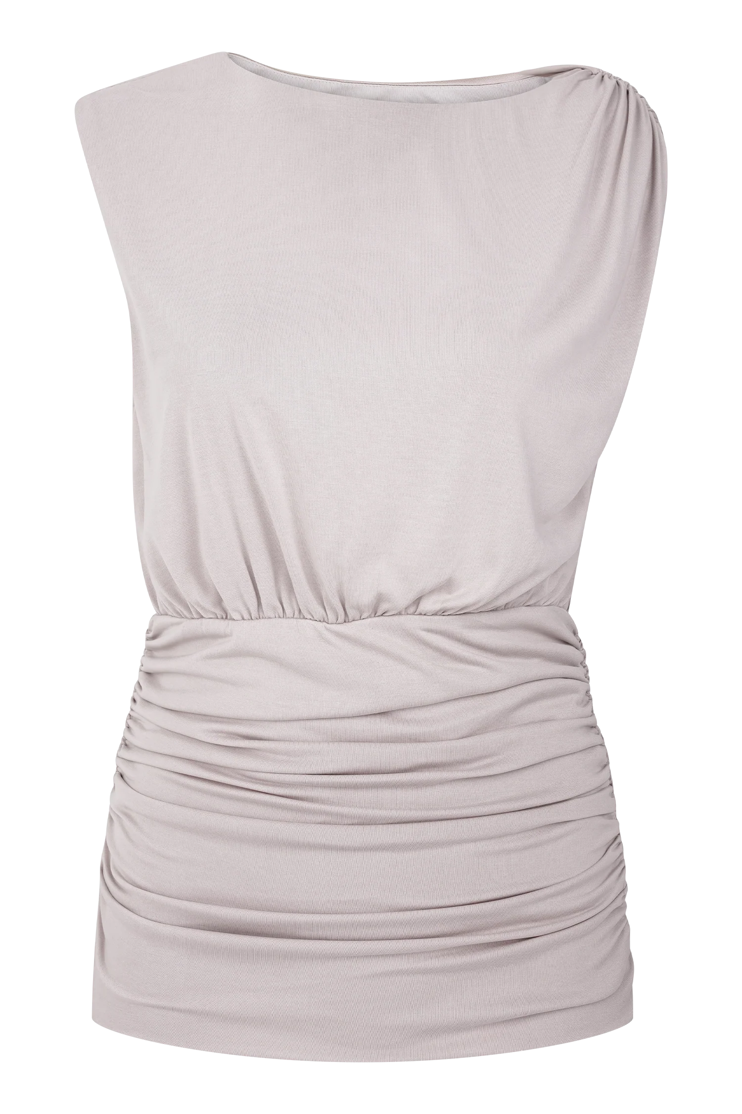Anthony Short Sleeve Top - Taupe - Image 7