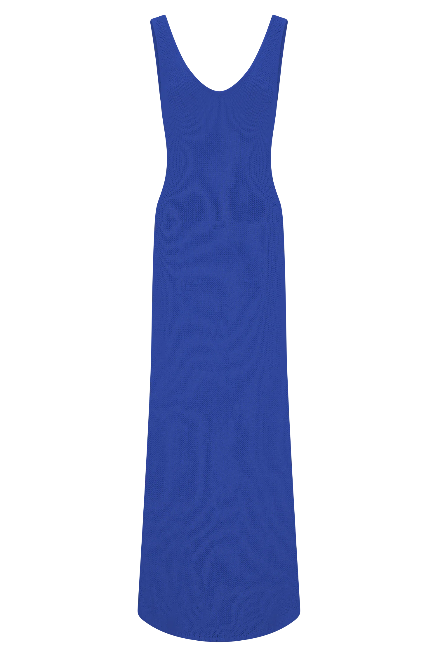 Ari Tape Yarn Knit Maxi Dress - Cobalt Blue - Image 7