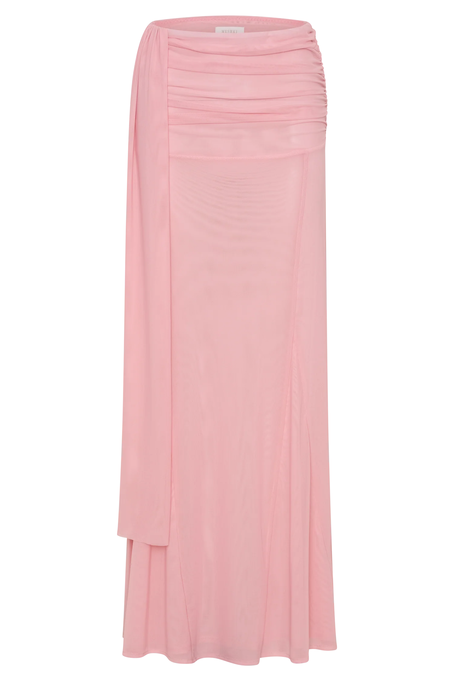 Arna Mesh Maxi Skirt - Candy Pink - Image 9