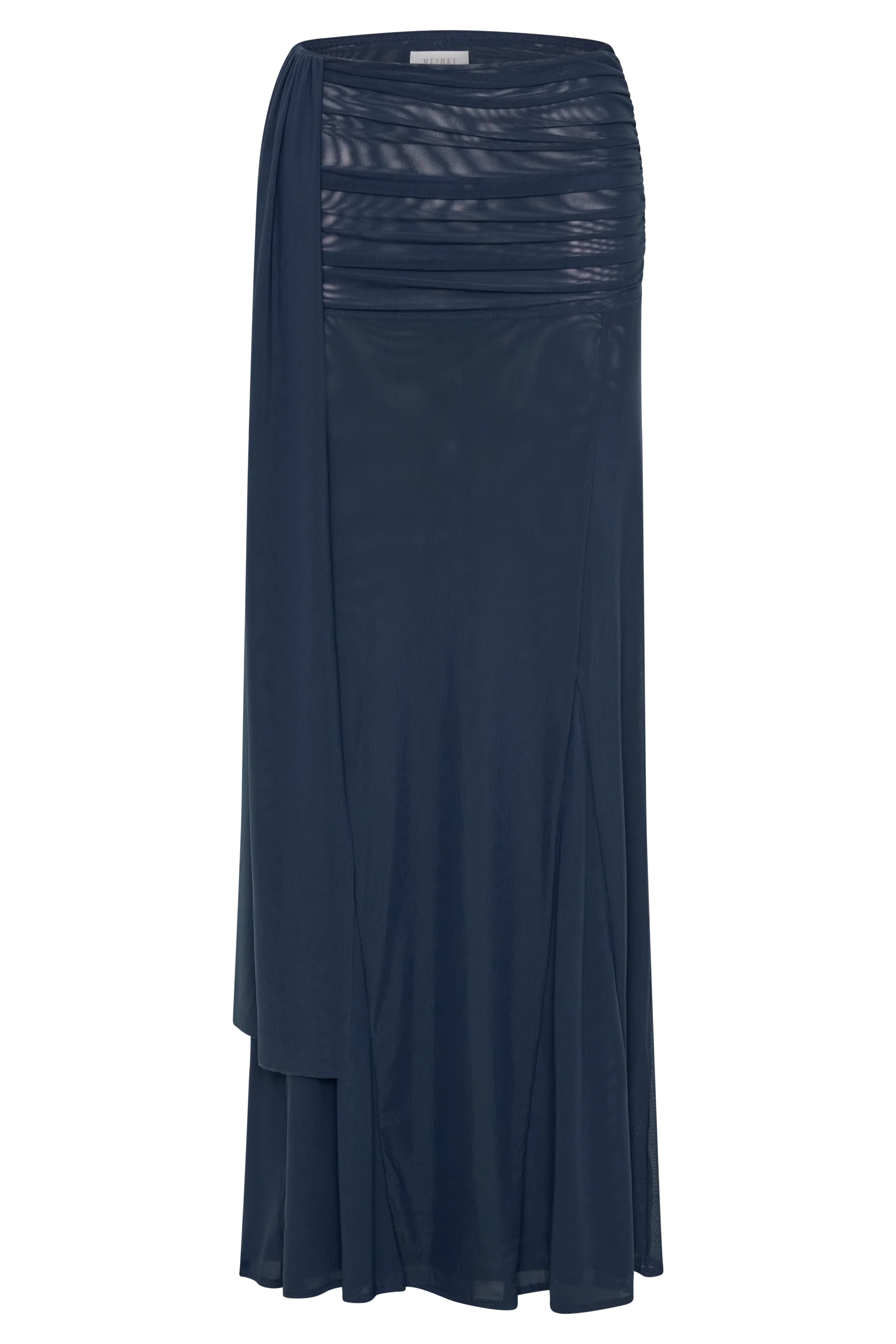 Arna Mesh Maxi Skirt - Midnight Blue - Image 9