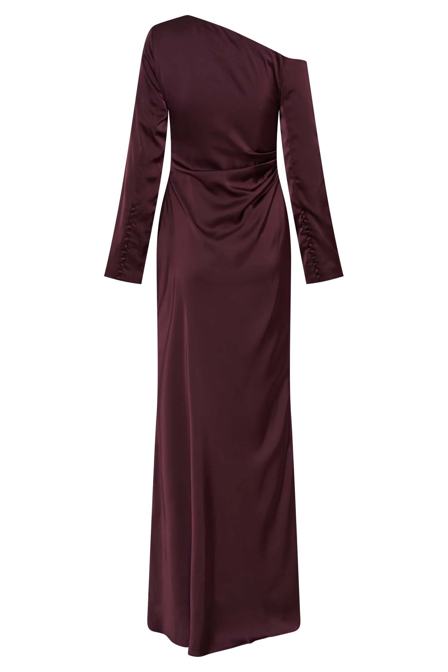 Avery Long Sleeve Maxi Dress - Plum - Image 6