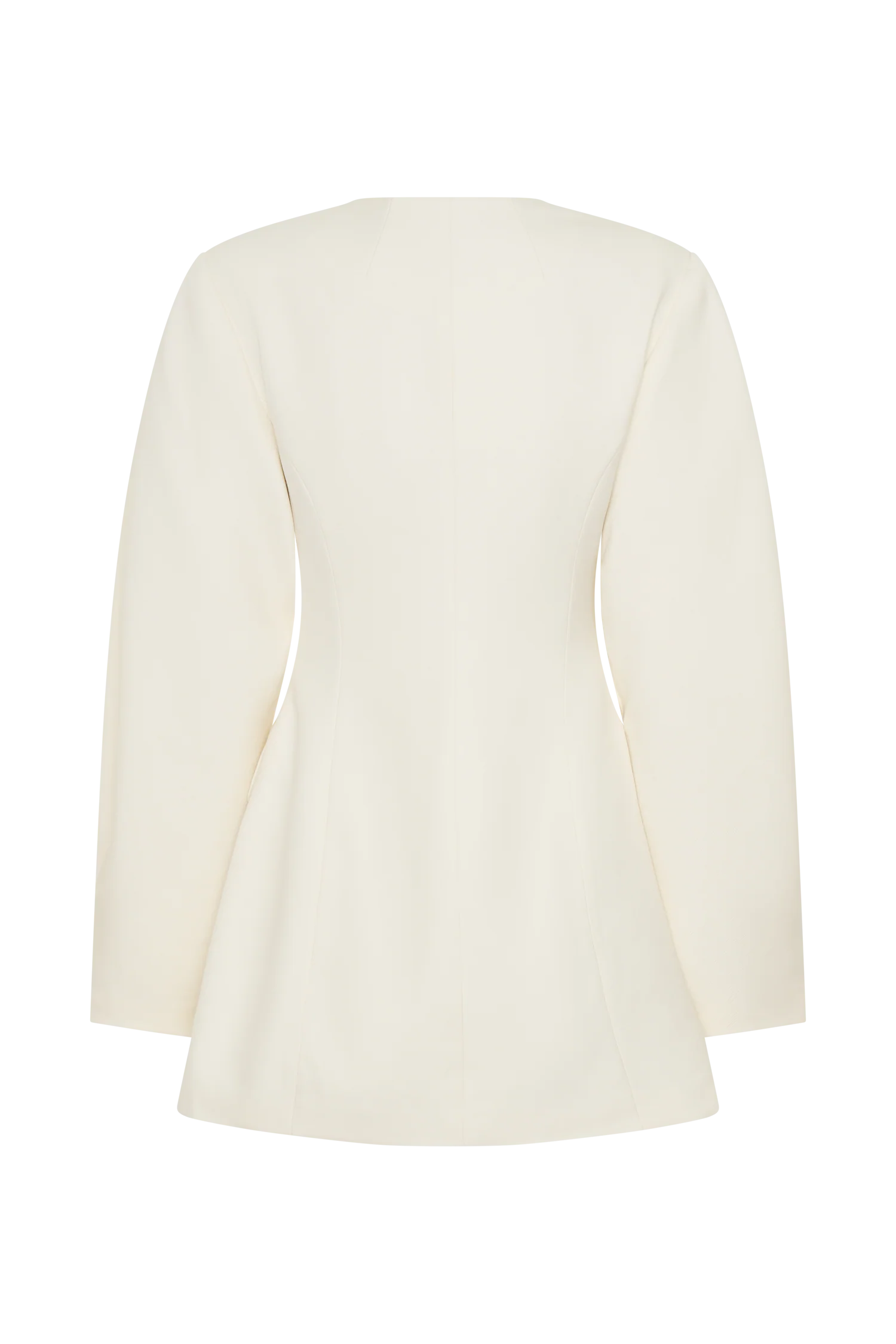 Beatrice Blazer Mini Dress - Ivory - Image 8