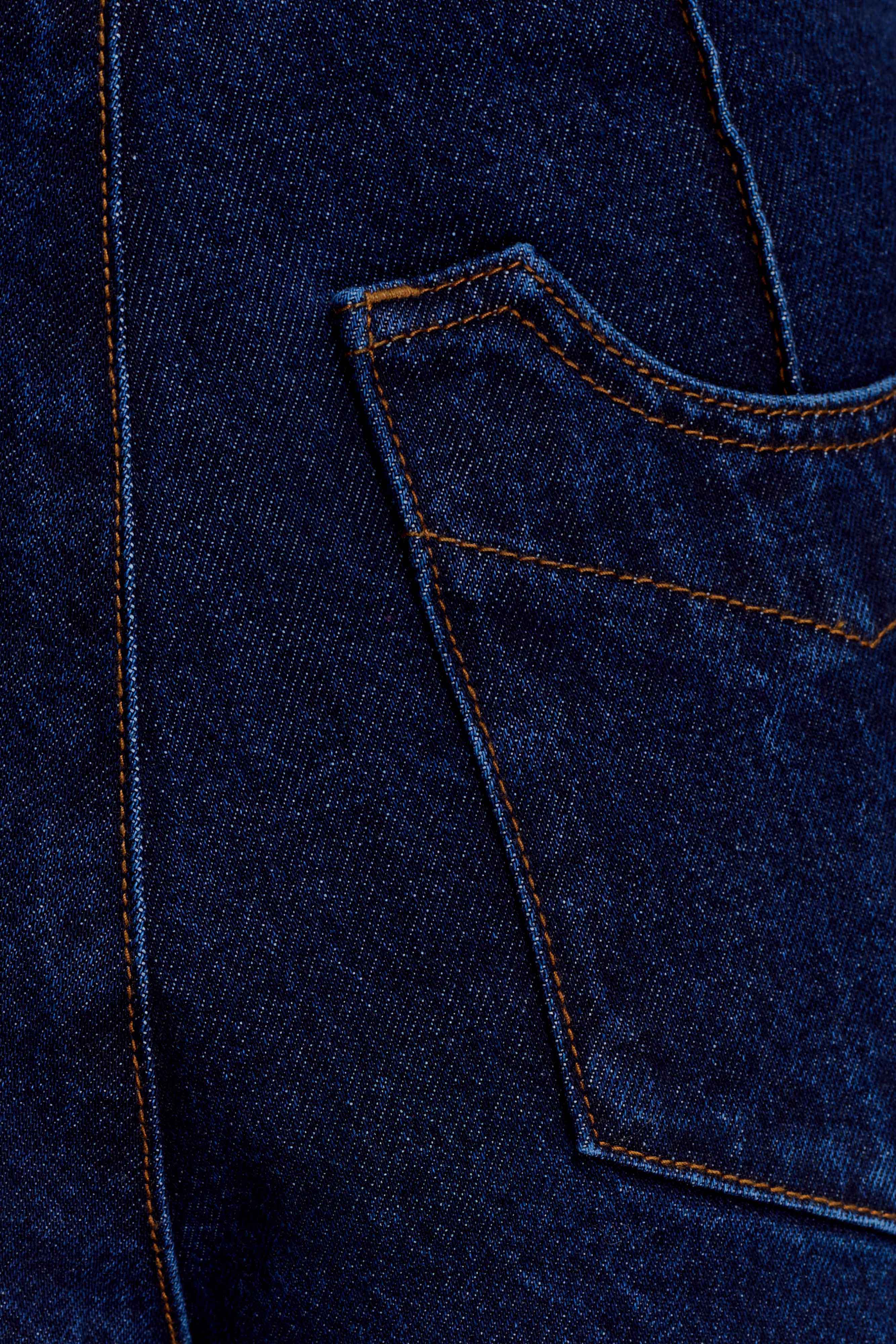 Beatrix High Rise Denim Jeans -  Indigo Blue - Image 9