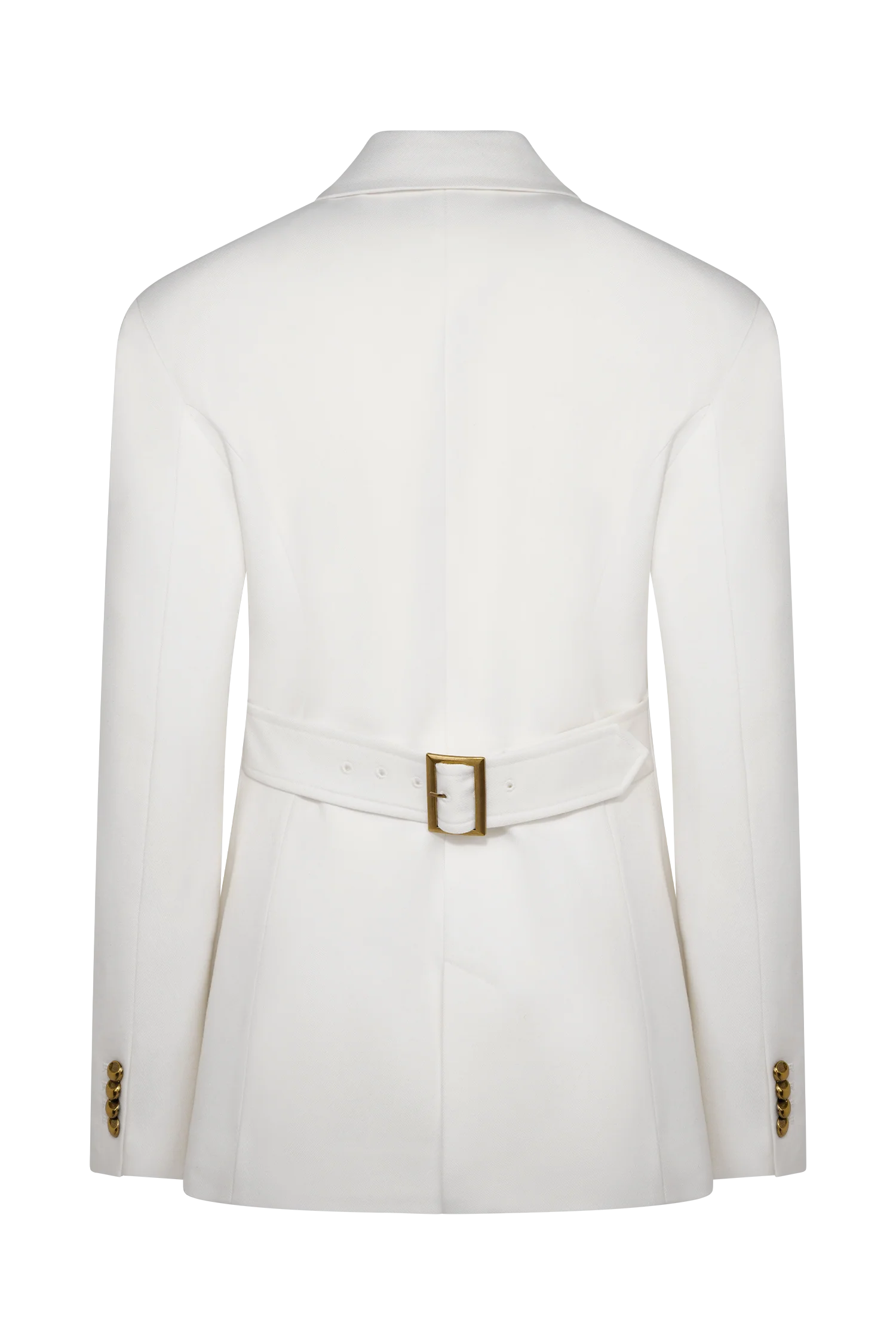 Bellamy Cinched Blazer - Ivory - Image 11