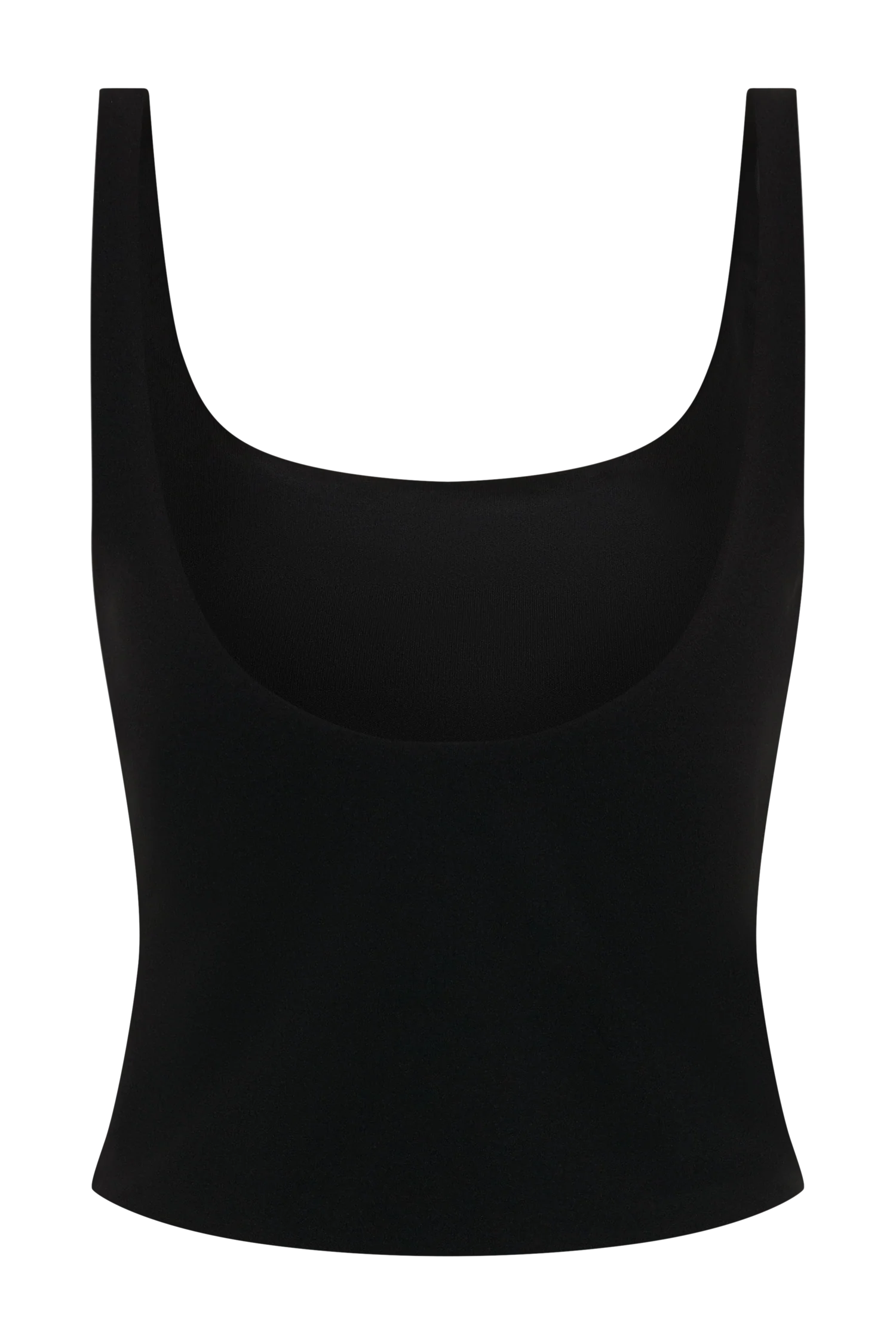 Blanca Stretch Crepe Cami Top - Black - Image 8