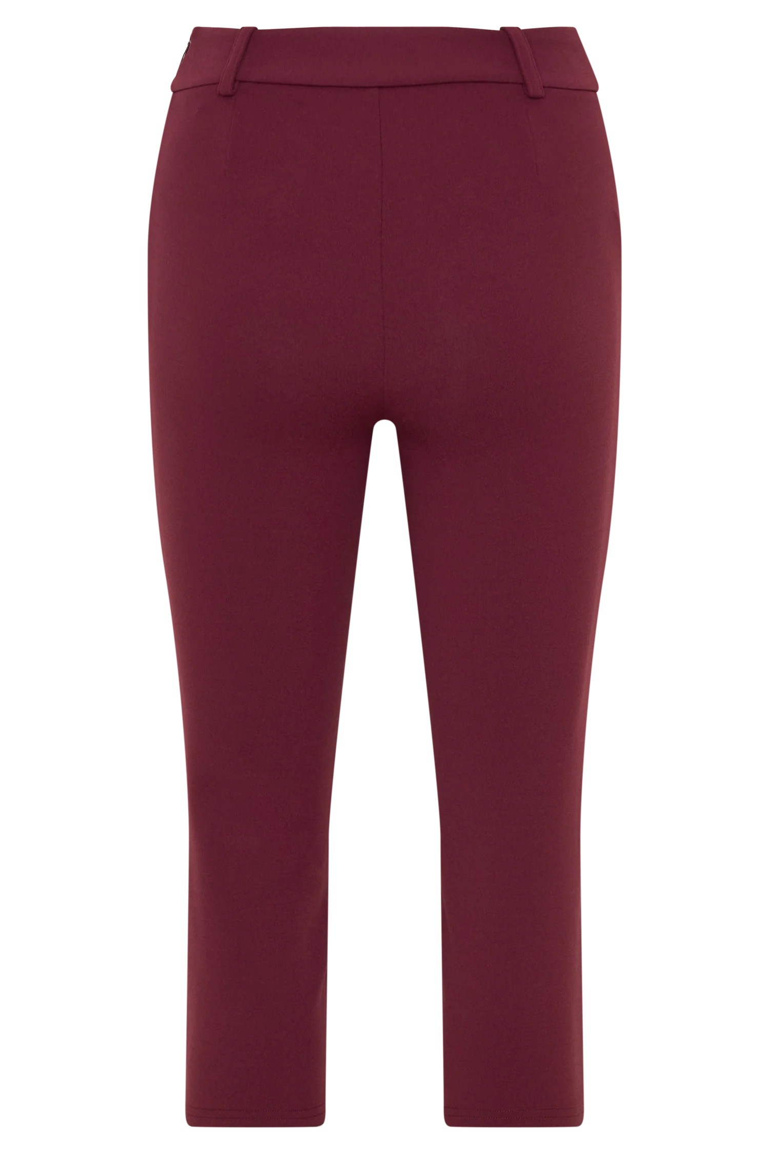 Blanca Stretch Crepe Capri Pants - Mahogany - Image 8