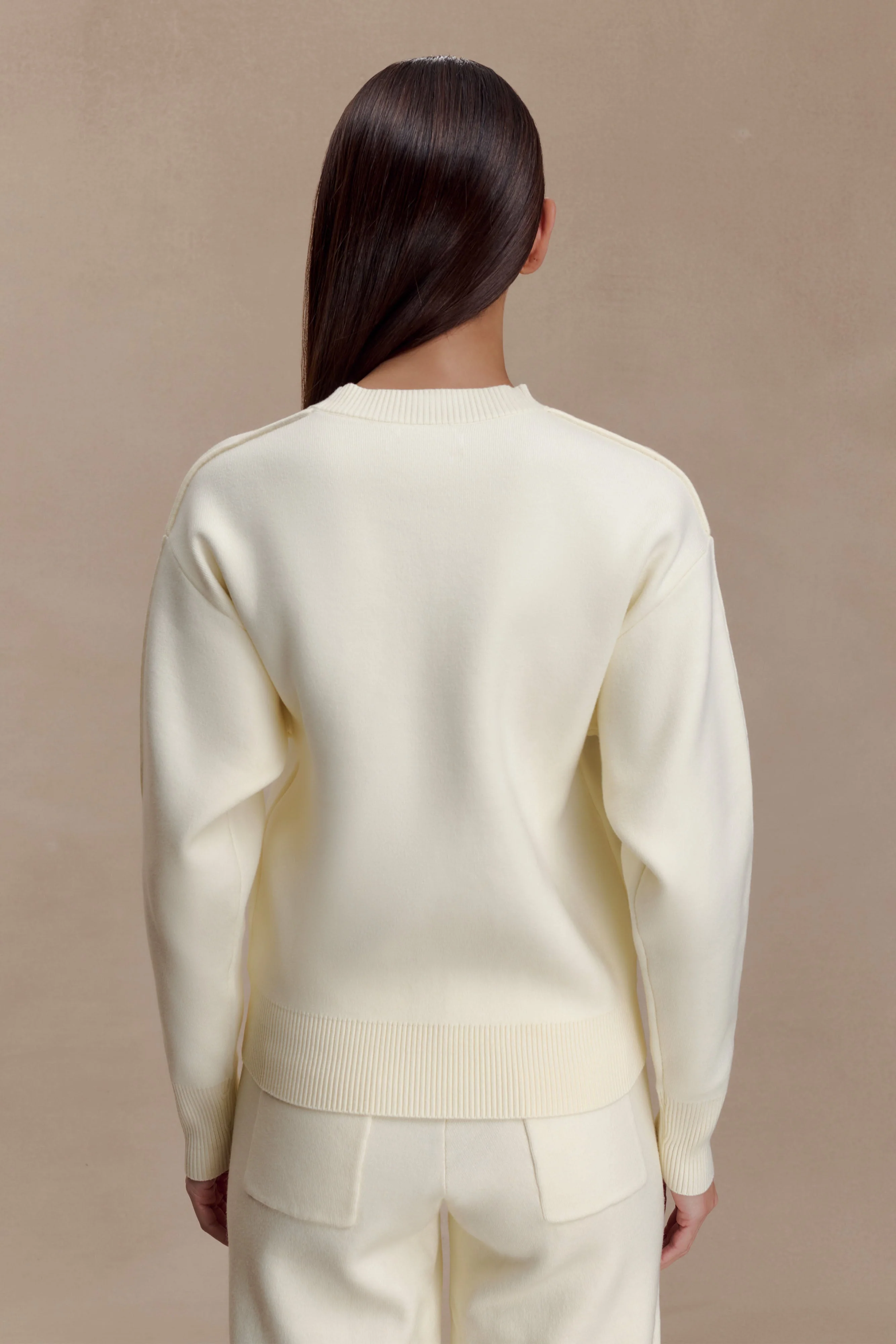 Braxton Cozy Knit Jumper - Ivory - Image 2