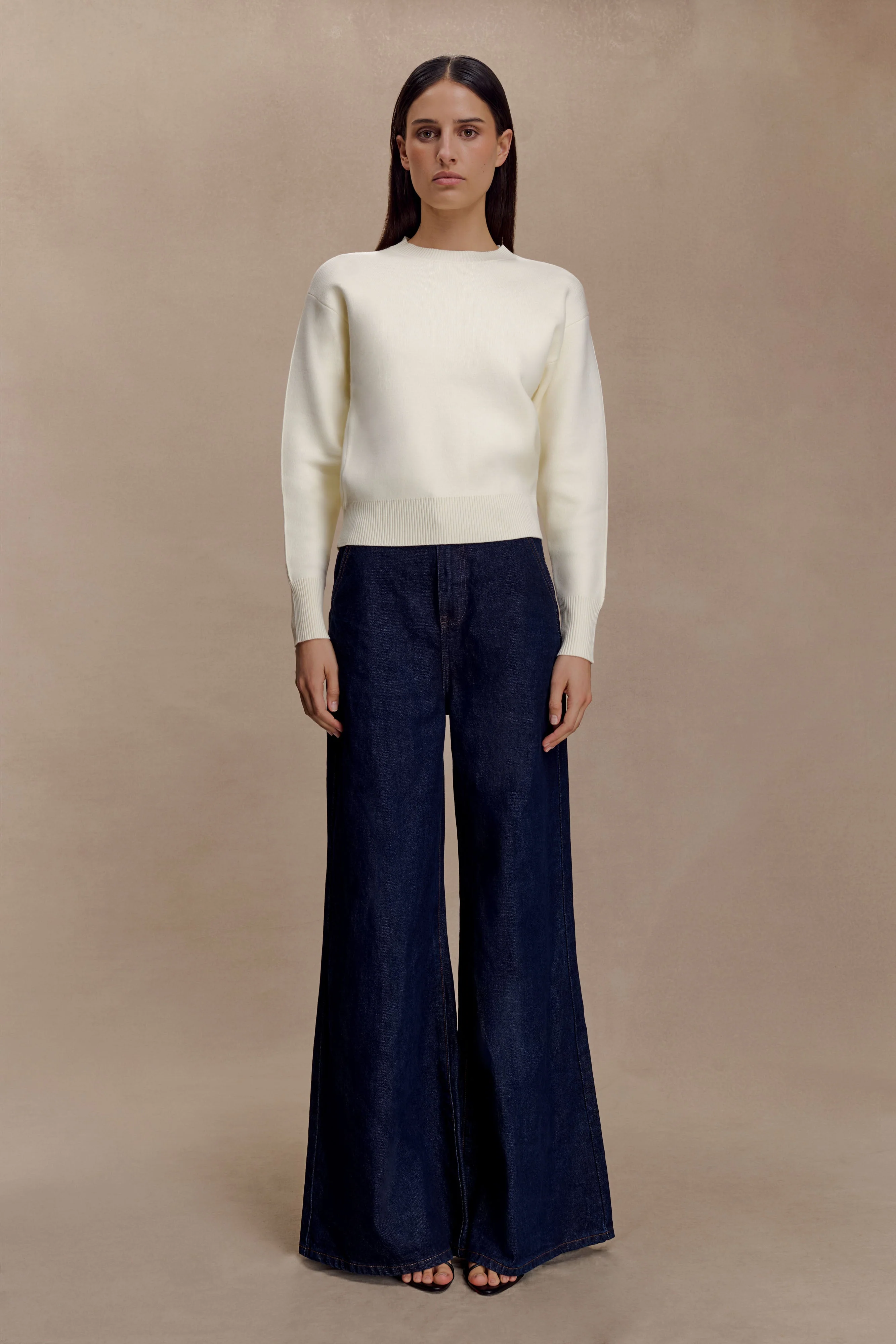 Braxton Cozy Knit Jumper - Ivory - Image 5