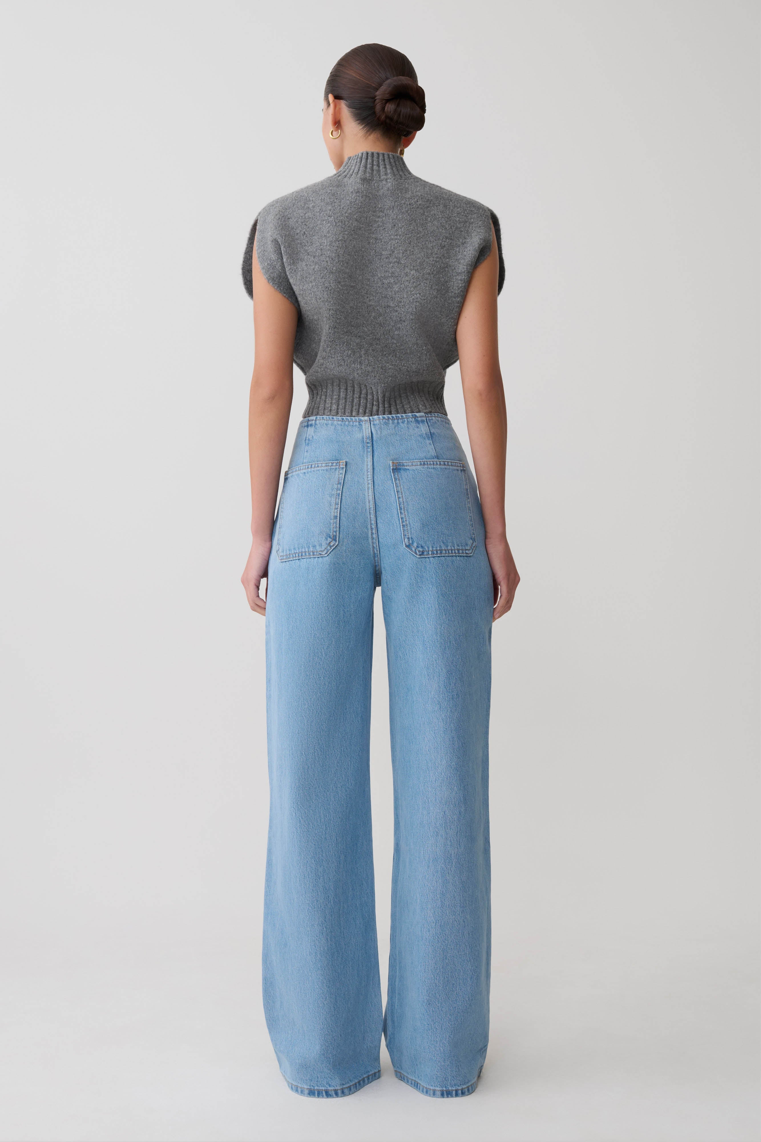 Caitlin Mid Rise Denim Jeans - Classic Blue - Image 5