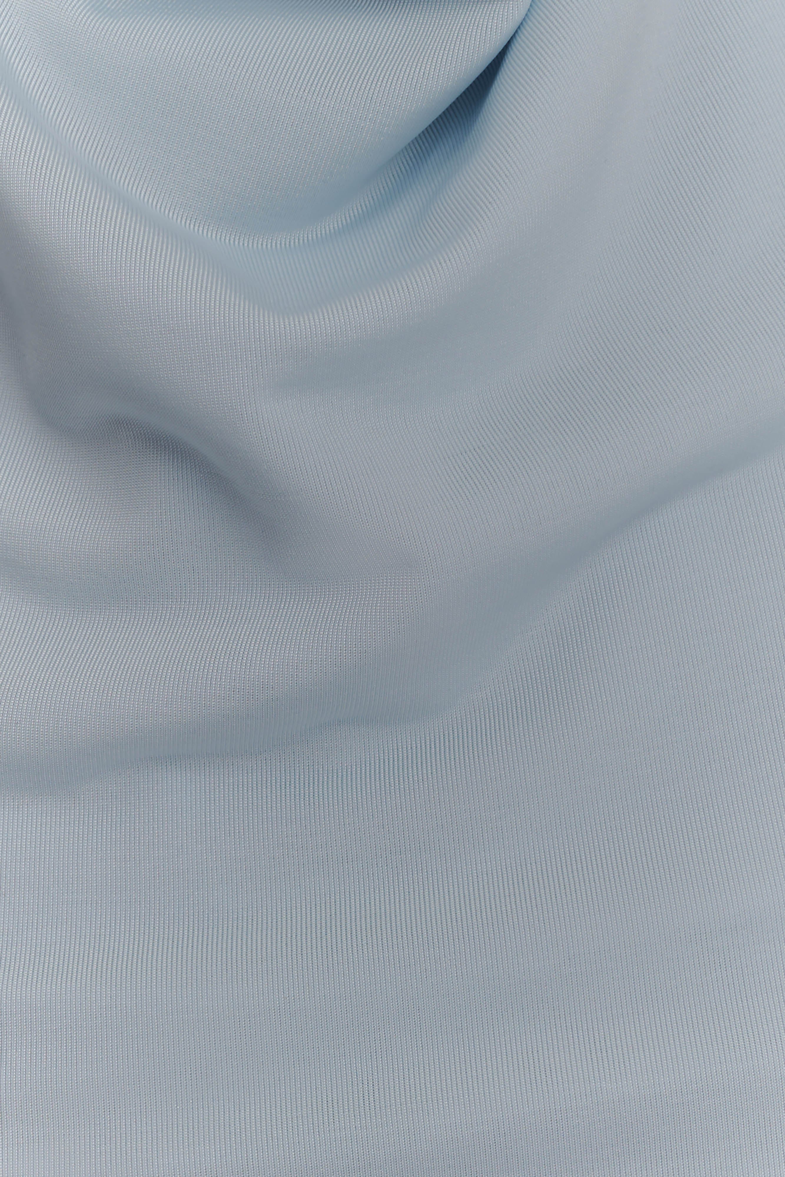 Calandra Slinky Halter Top With Hardware - Pale Blue - Image 6