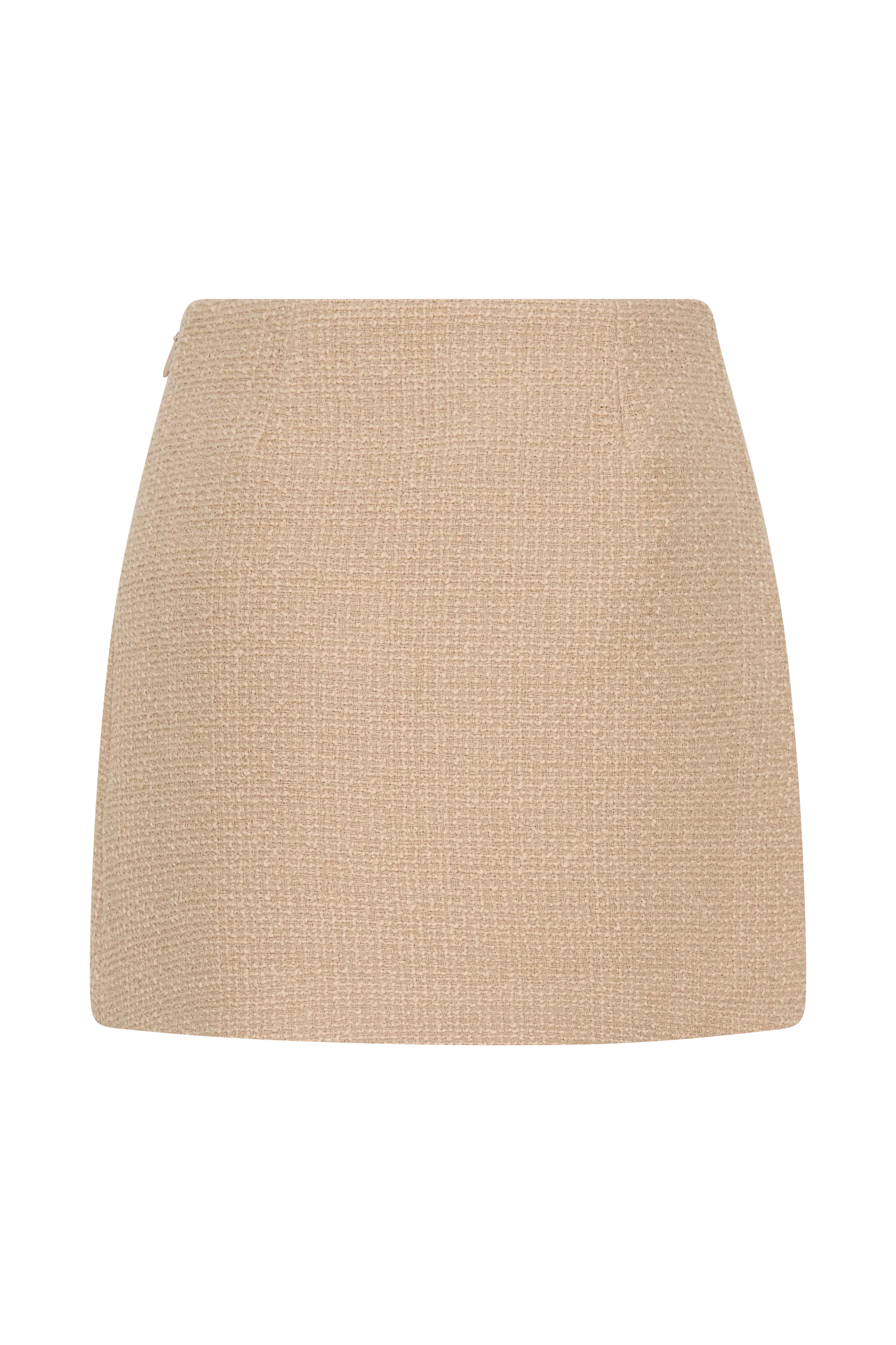 Camilla Boucle Mini Skirt - Light Taupe - Image 8