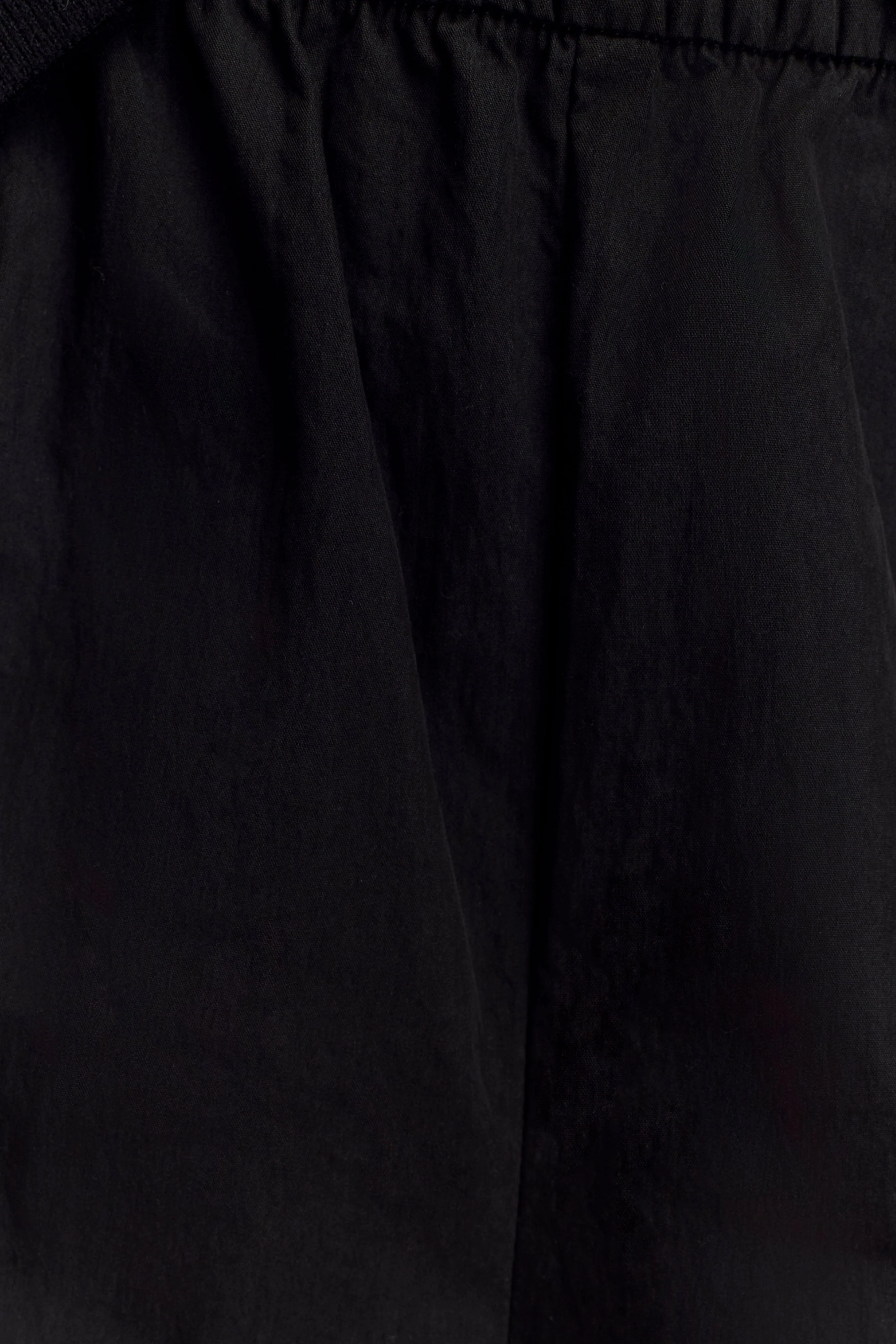 Campbell Cotton Wide Leg Pants - Black - Image 7