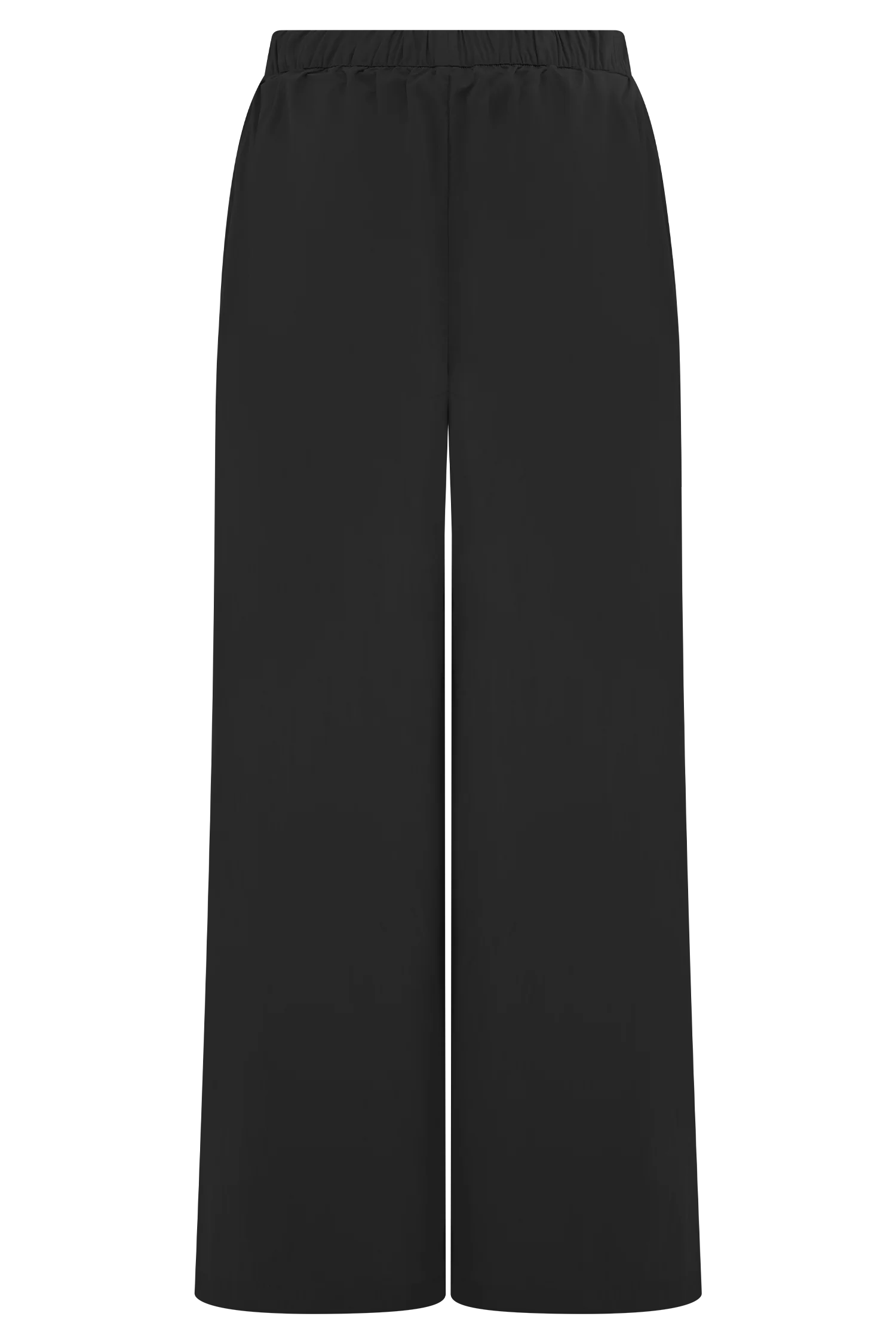 Campbell Cotton Wide Leg Pants - Black - Image 8