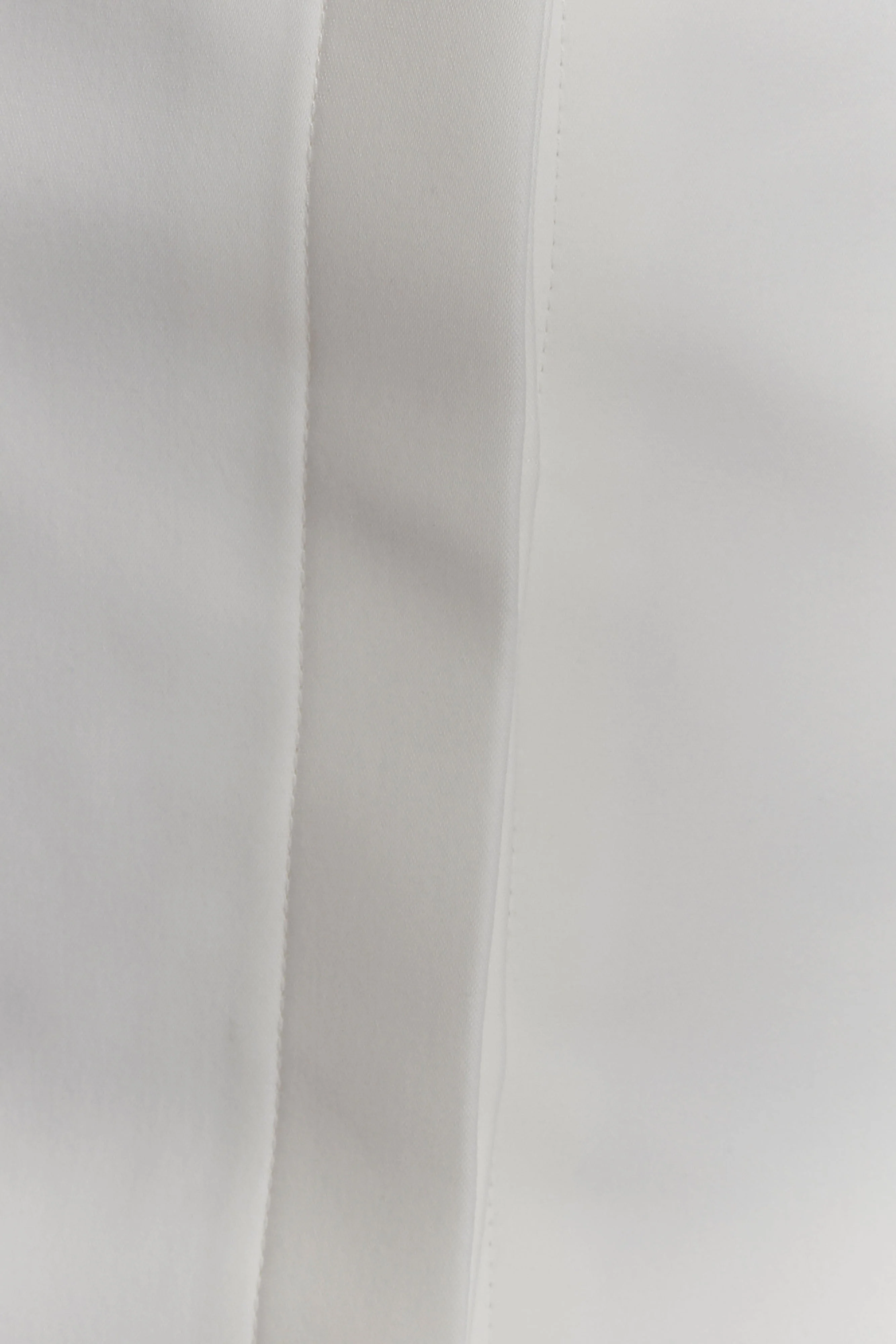 Carina Peplum Cotton Shirt Dress - White - Image 5