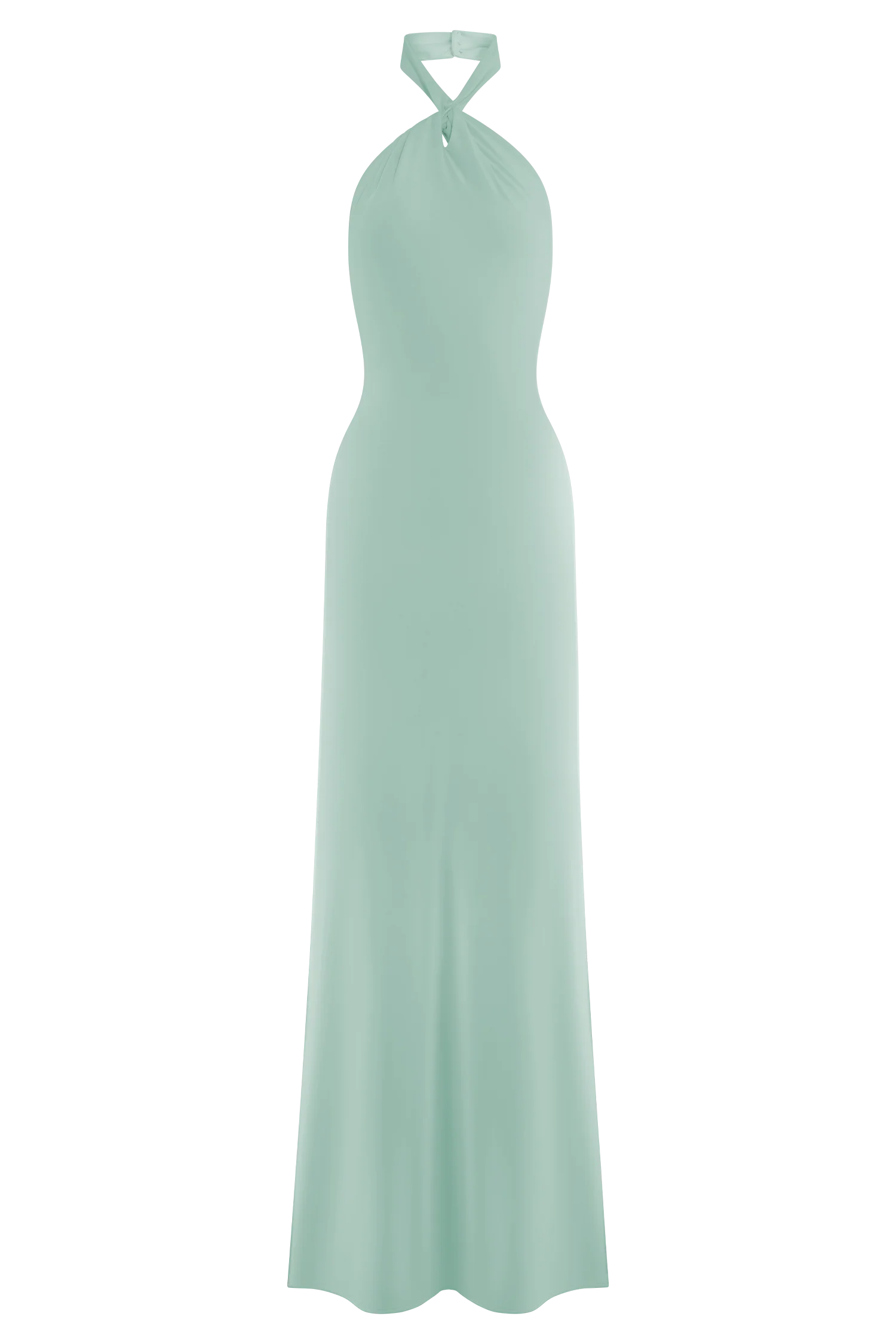 Elyna Slinky Halter Maxi Dress - Lagoon - Image 9