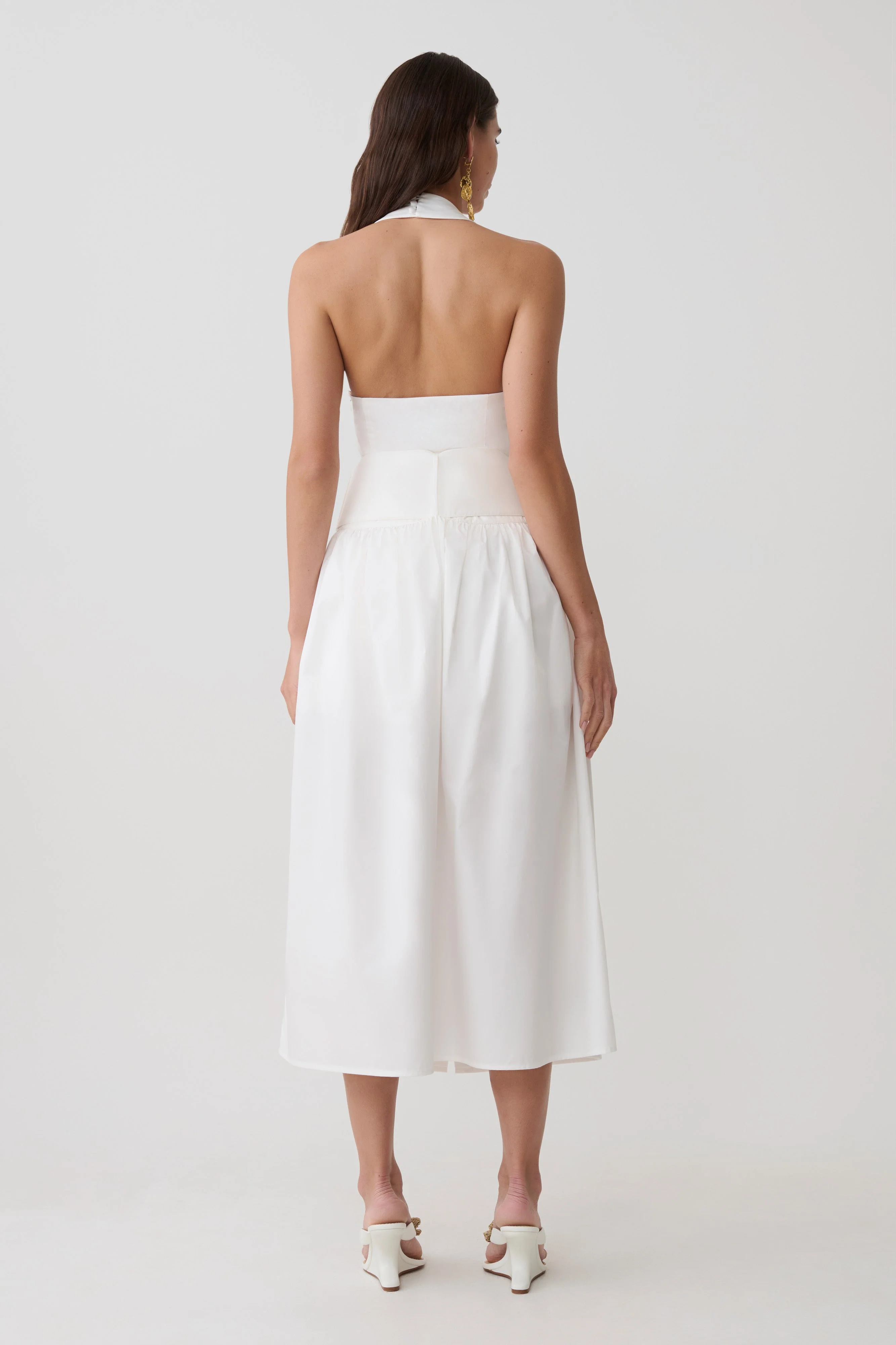Emery Multi-Wear Cotton Playsuit - White - Image 2