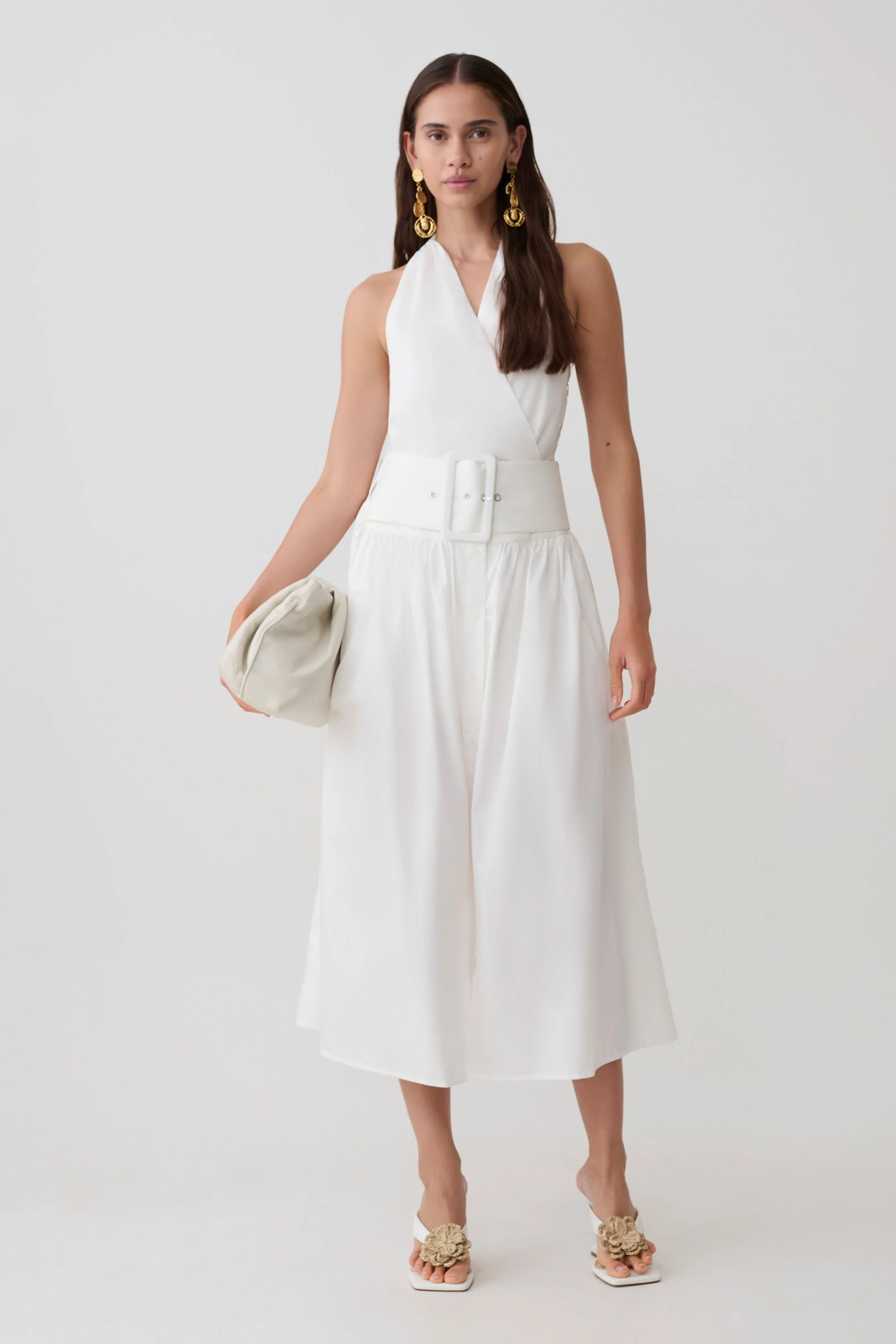 Emery Multi-Wear Cotton Playsuit - White - Image 3