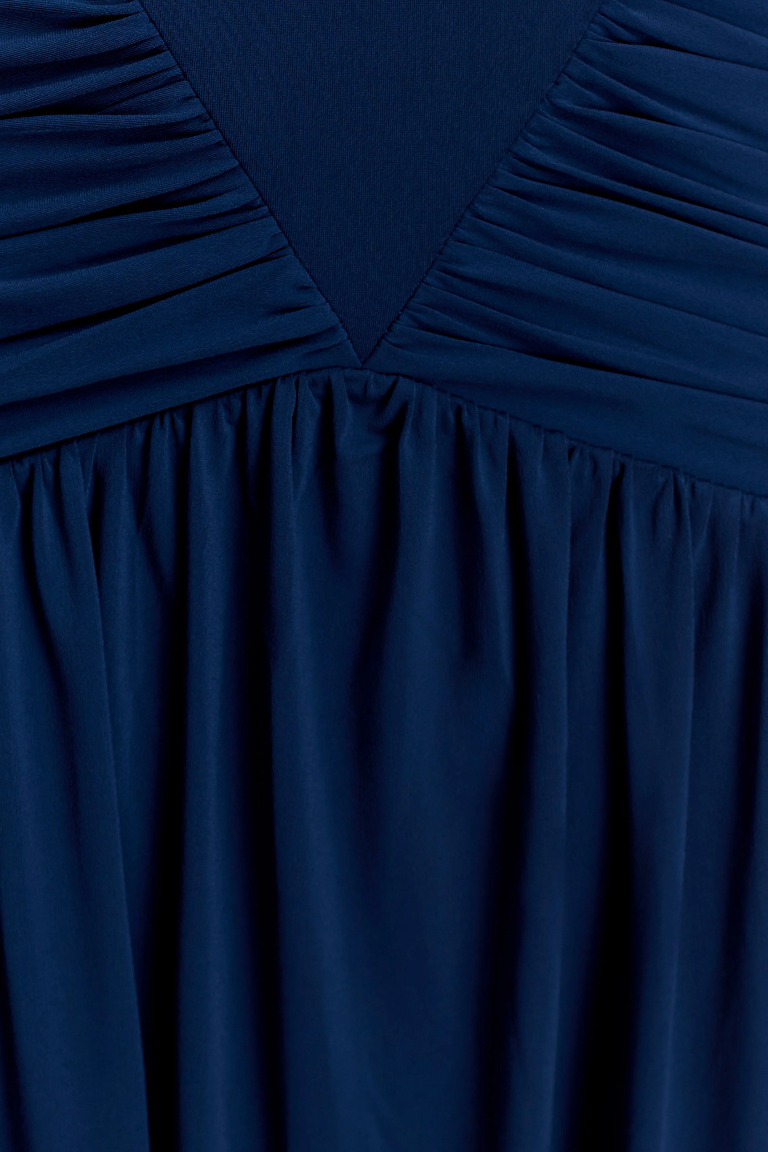 Emory Jersey Cape Maxi Dress - Navy - Image 6