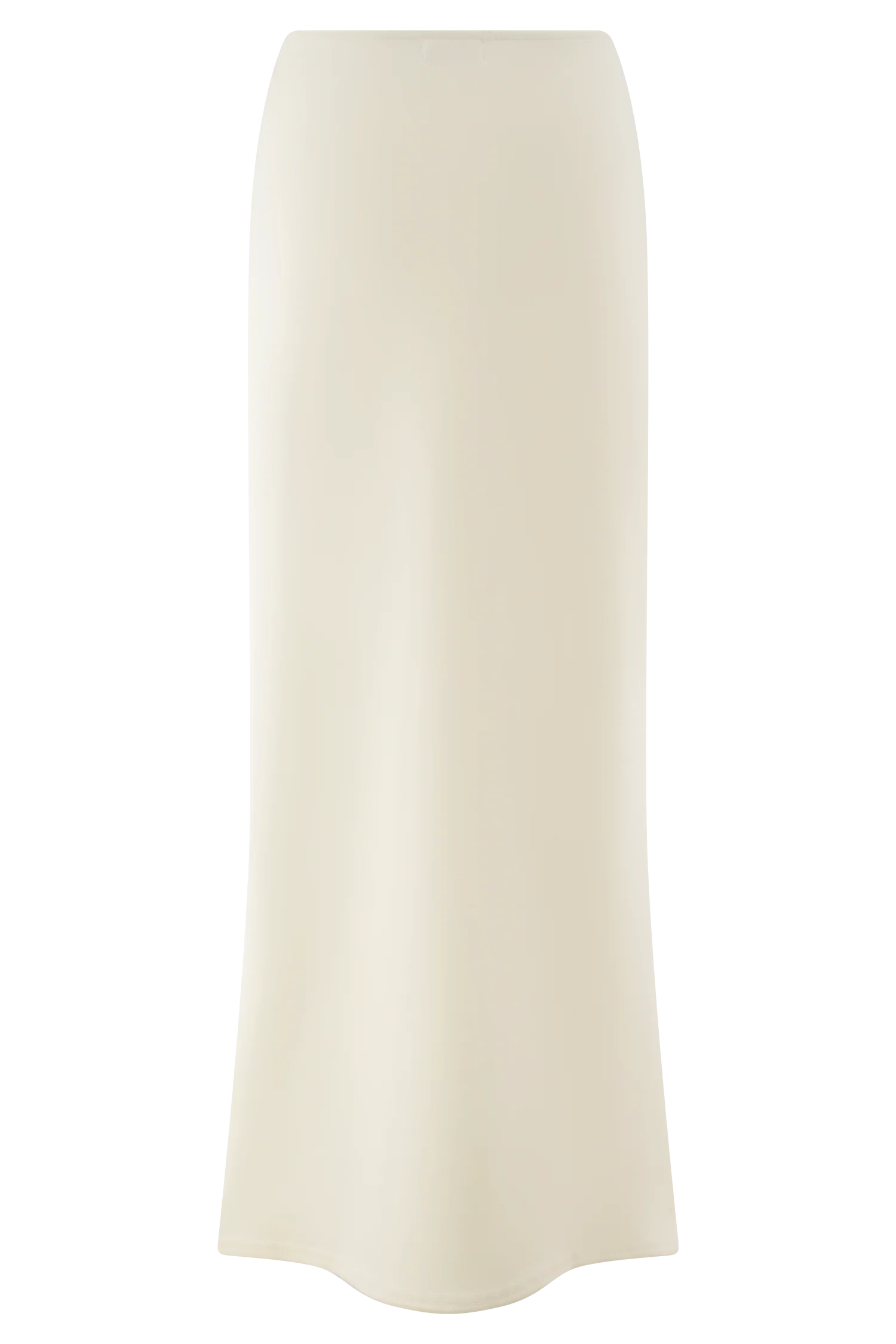 Eris Scuba Jersey Maxi Skirt - Ivory - Image 6