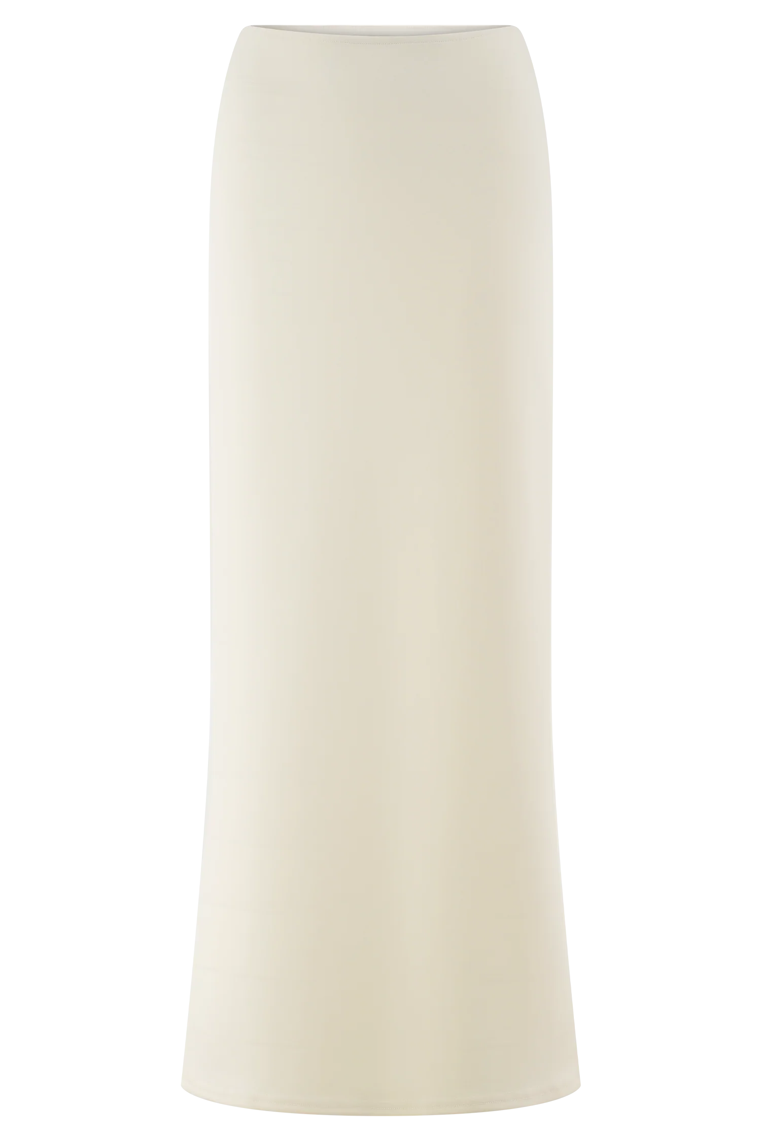 Eris Scuba Jersey Maxi Skirt - Ivory - Image 7