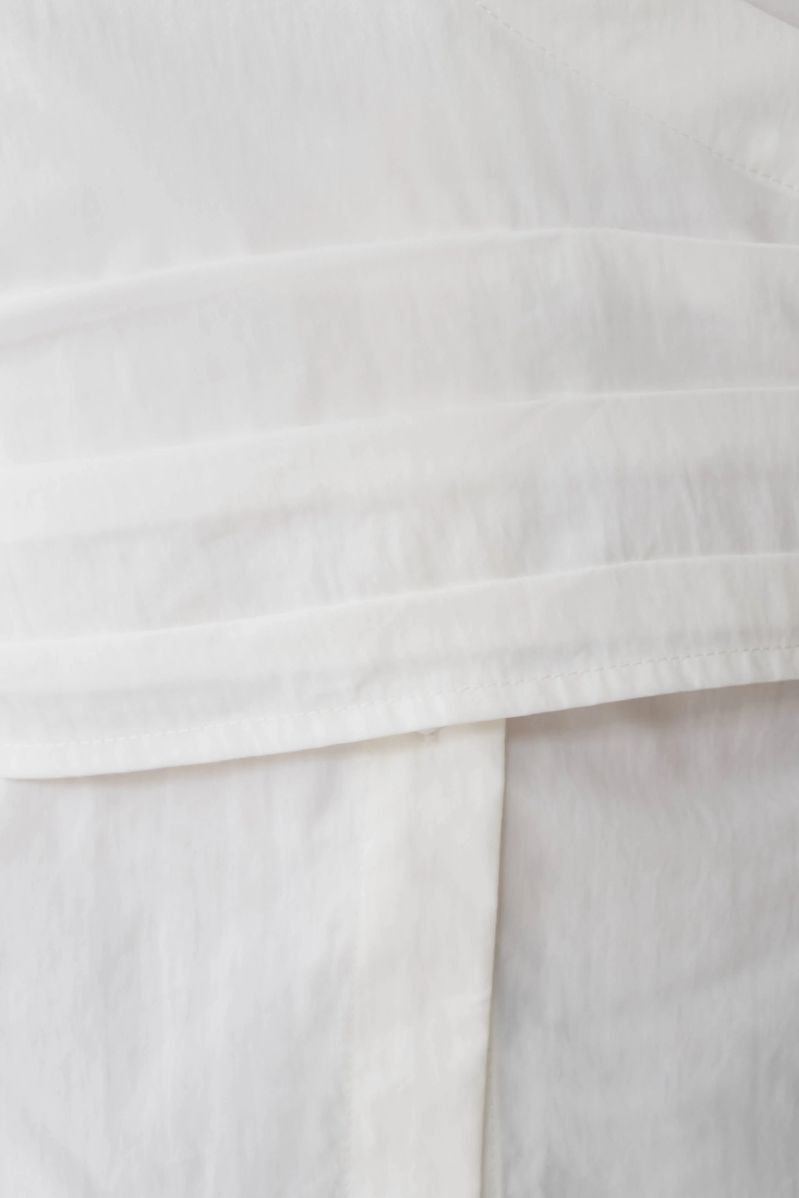 Eugenia Wrap Cotton Shirt - White - Image 7