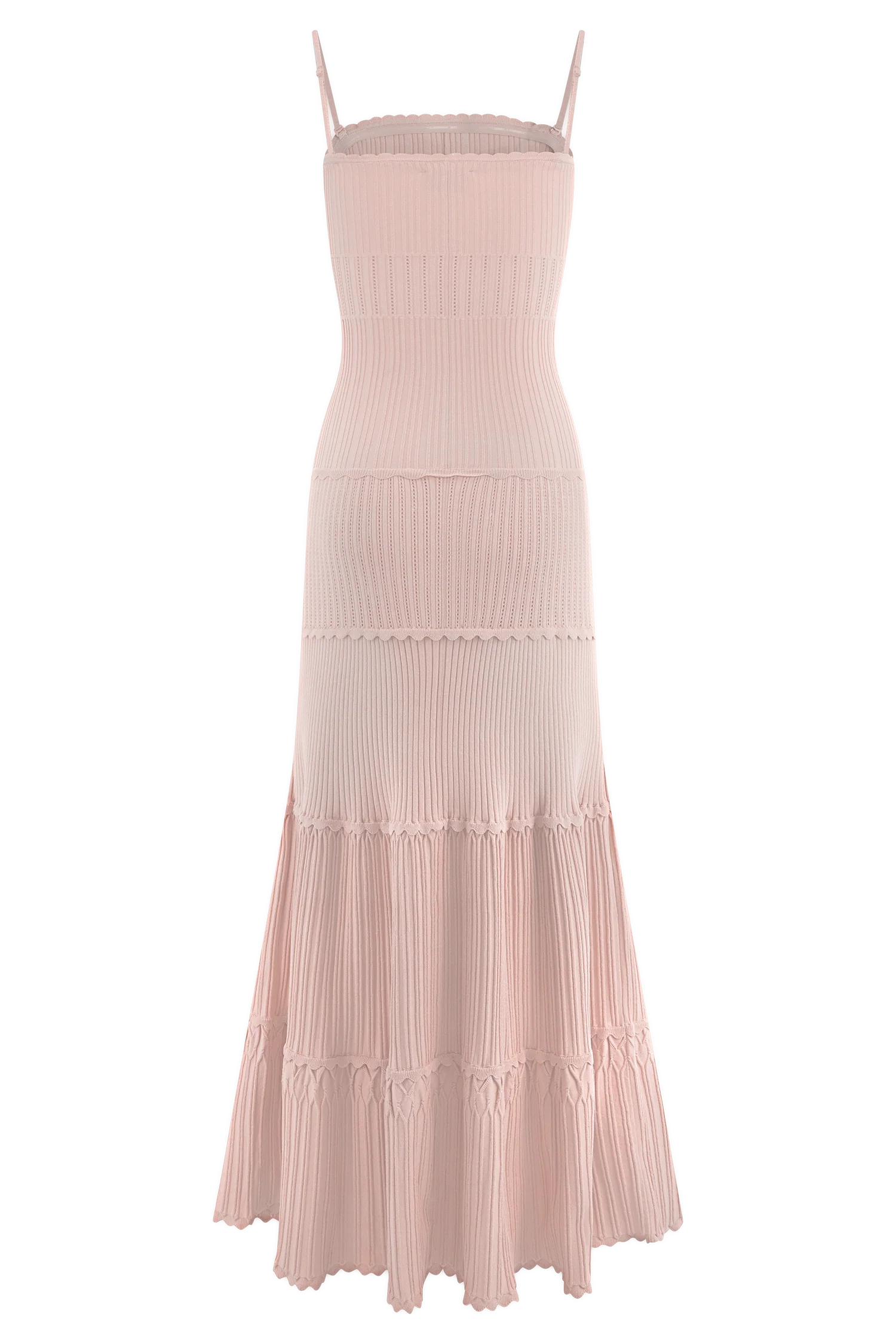 Finley Pointelle Knit Maxi Dress - Baby Pink - Image 7