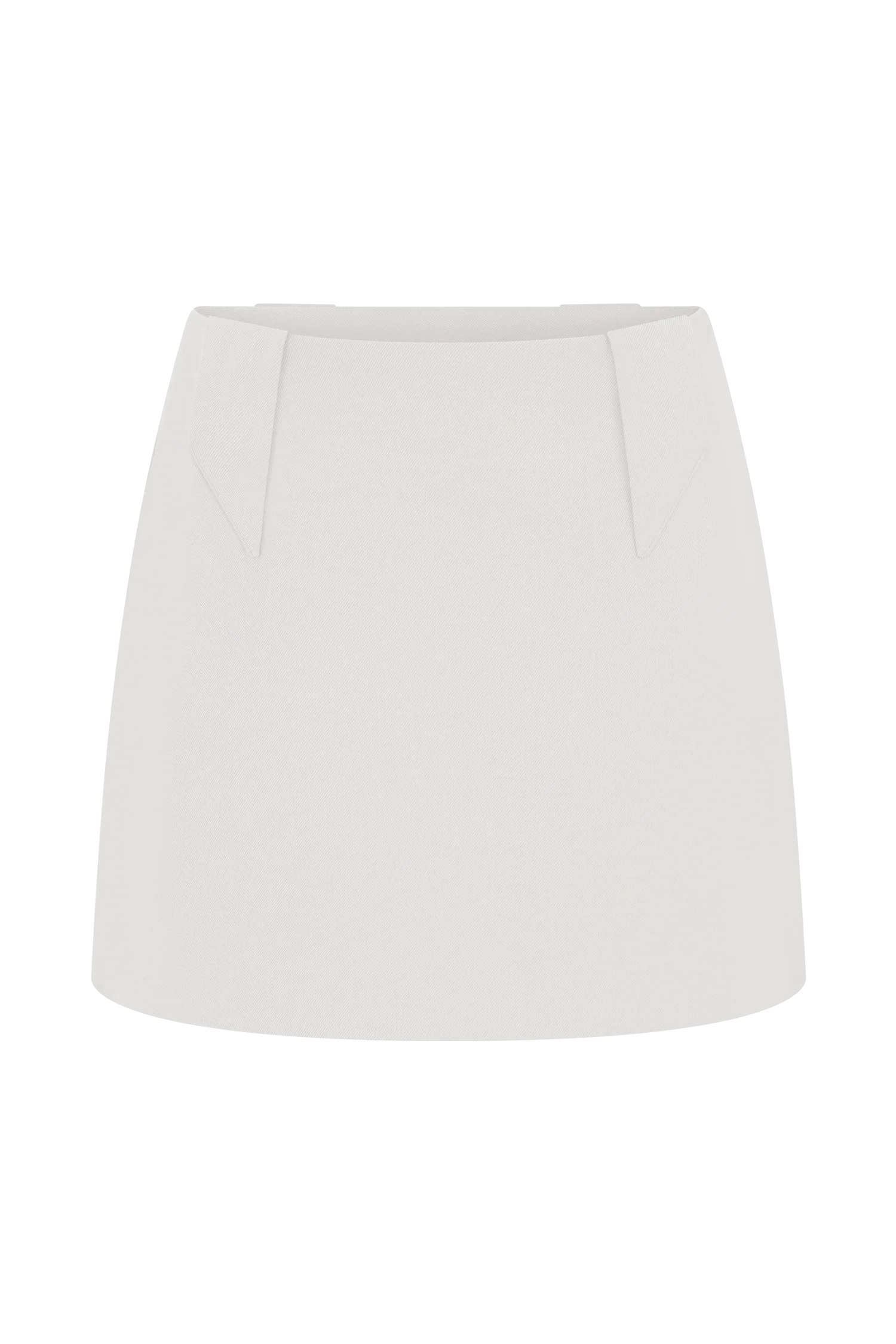 Gina Suiting Mini Skirt - Ivory - Image 9