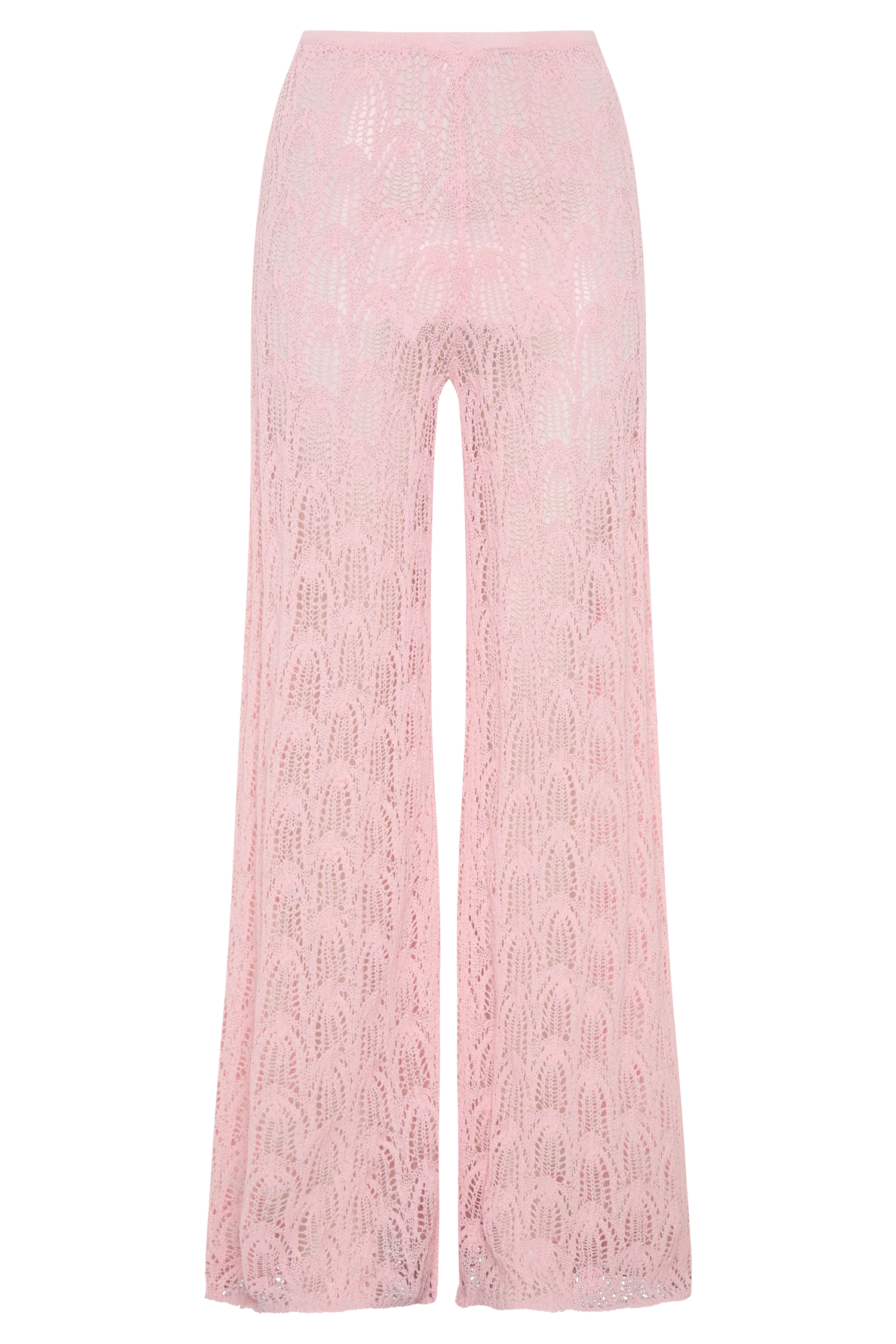 Glinda Crochet Pants - Baby Pink - Image 9