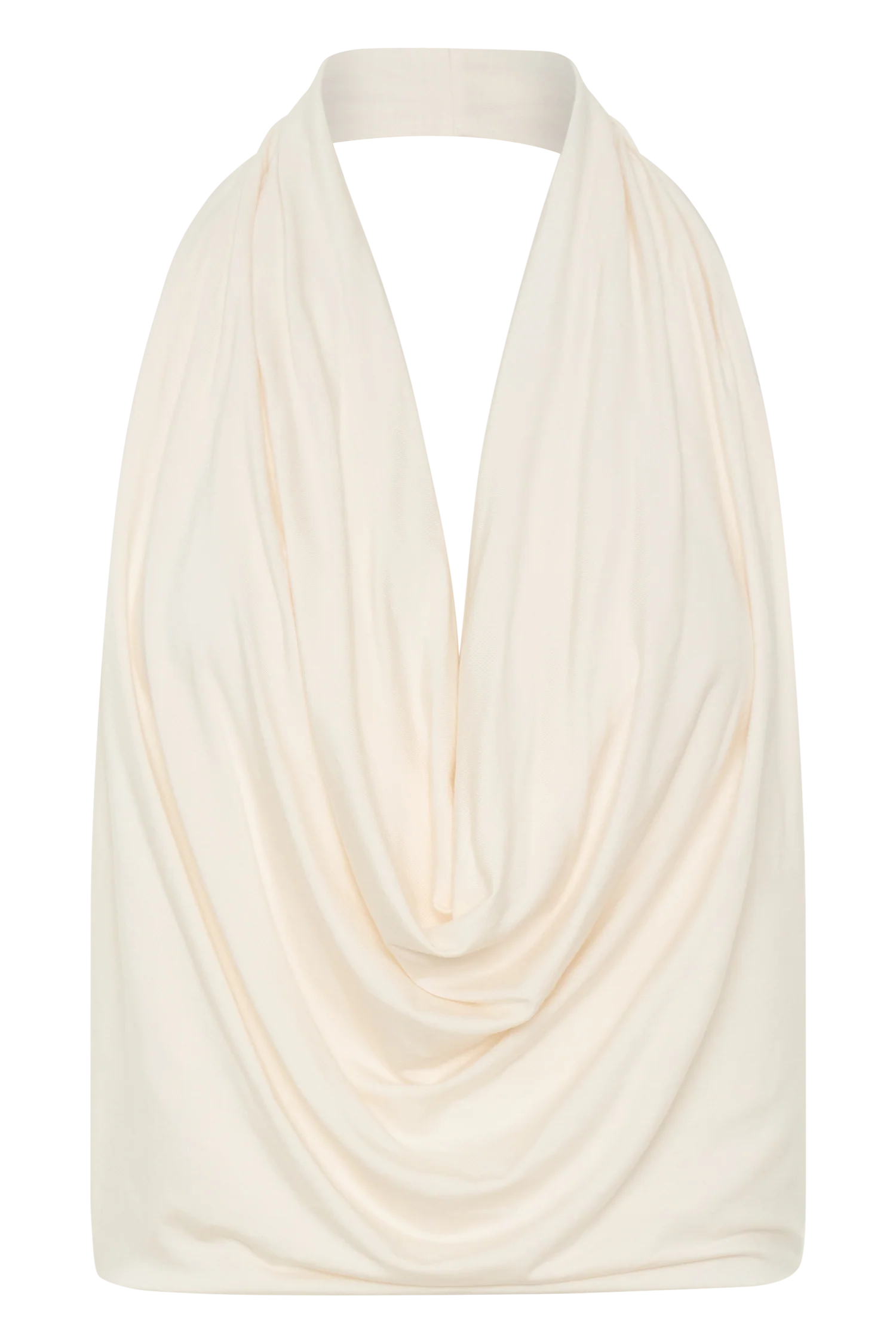 Huyen Cowl Front Modal Top - Ivory - Image 9