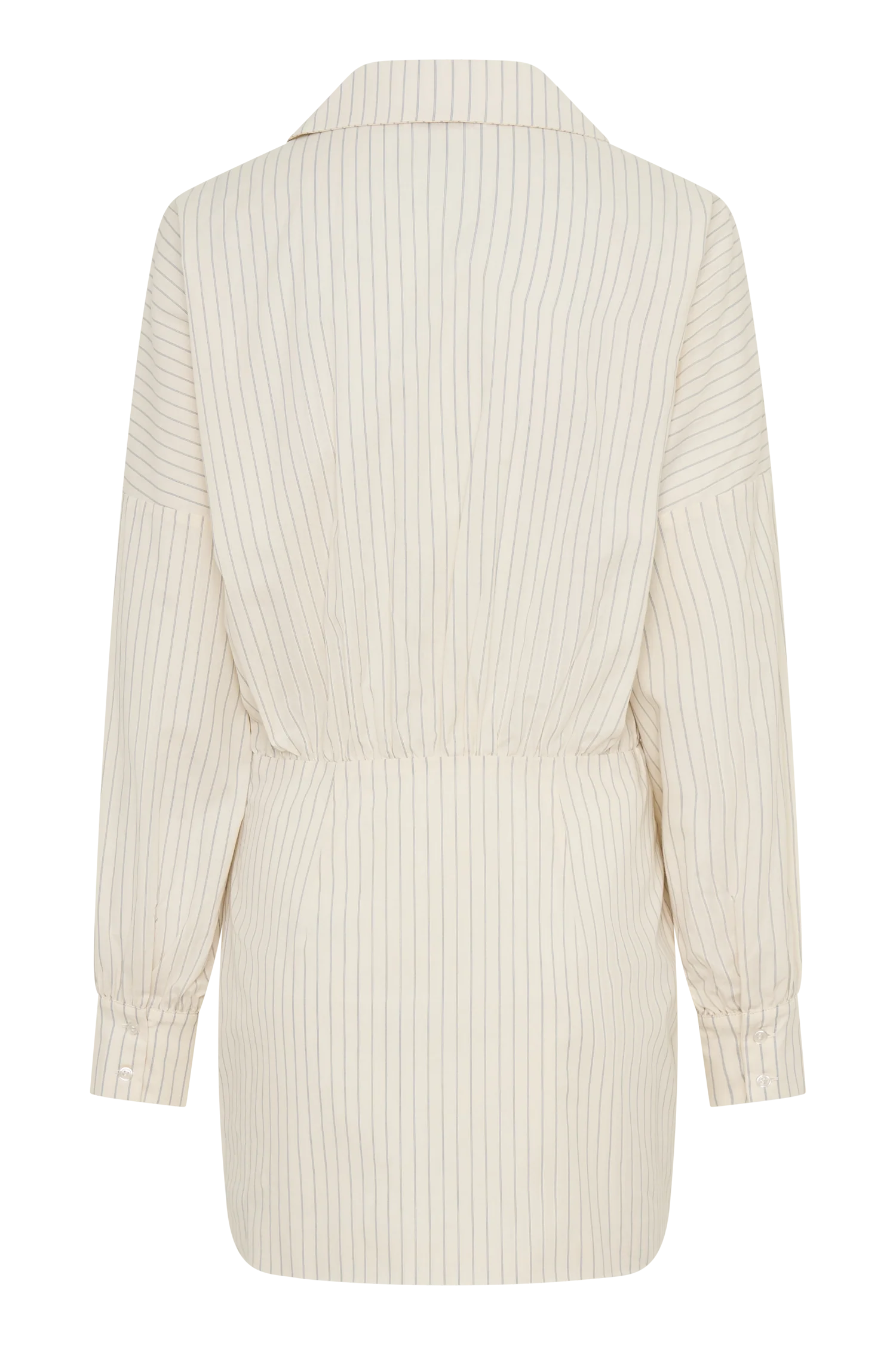 Ivy Oversize Shirt Mini Dress - Stripe - Image 8