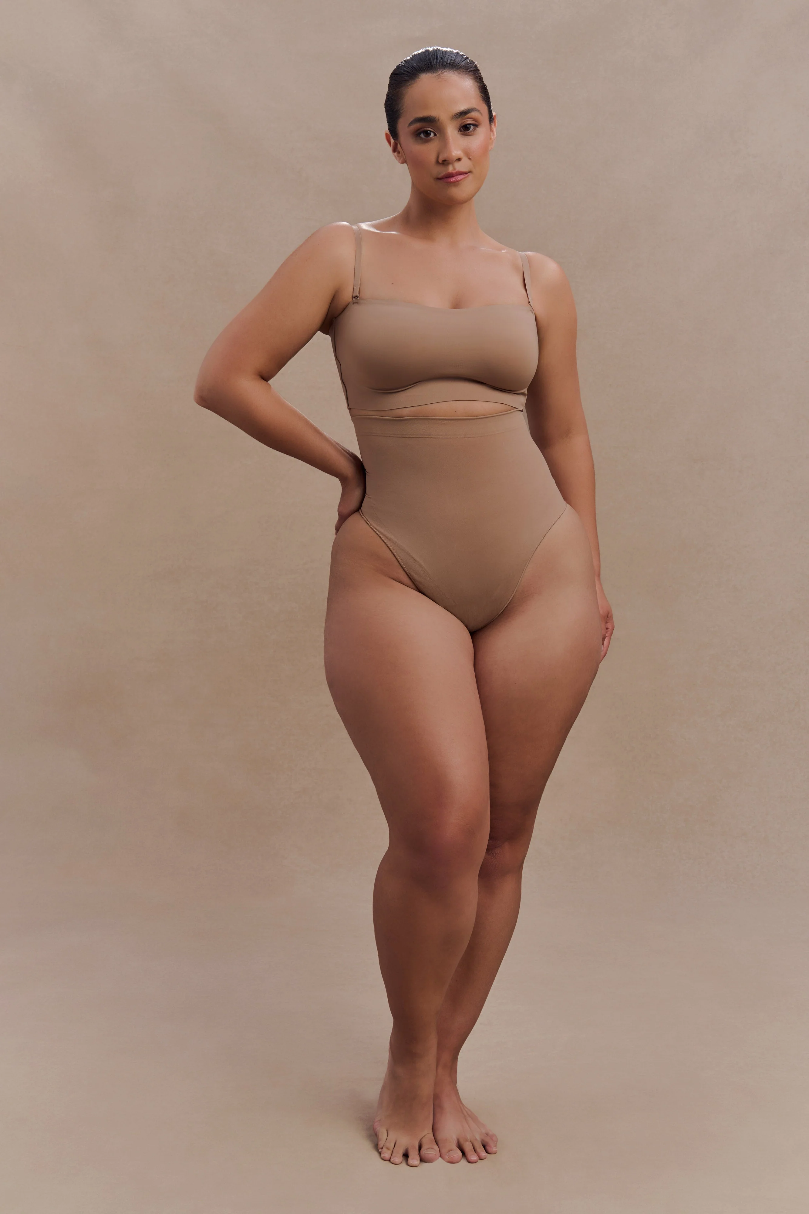 Joanna Strapless Shapewear Bra - Latte - Image 5
