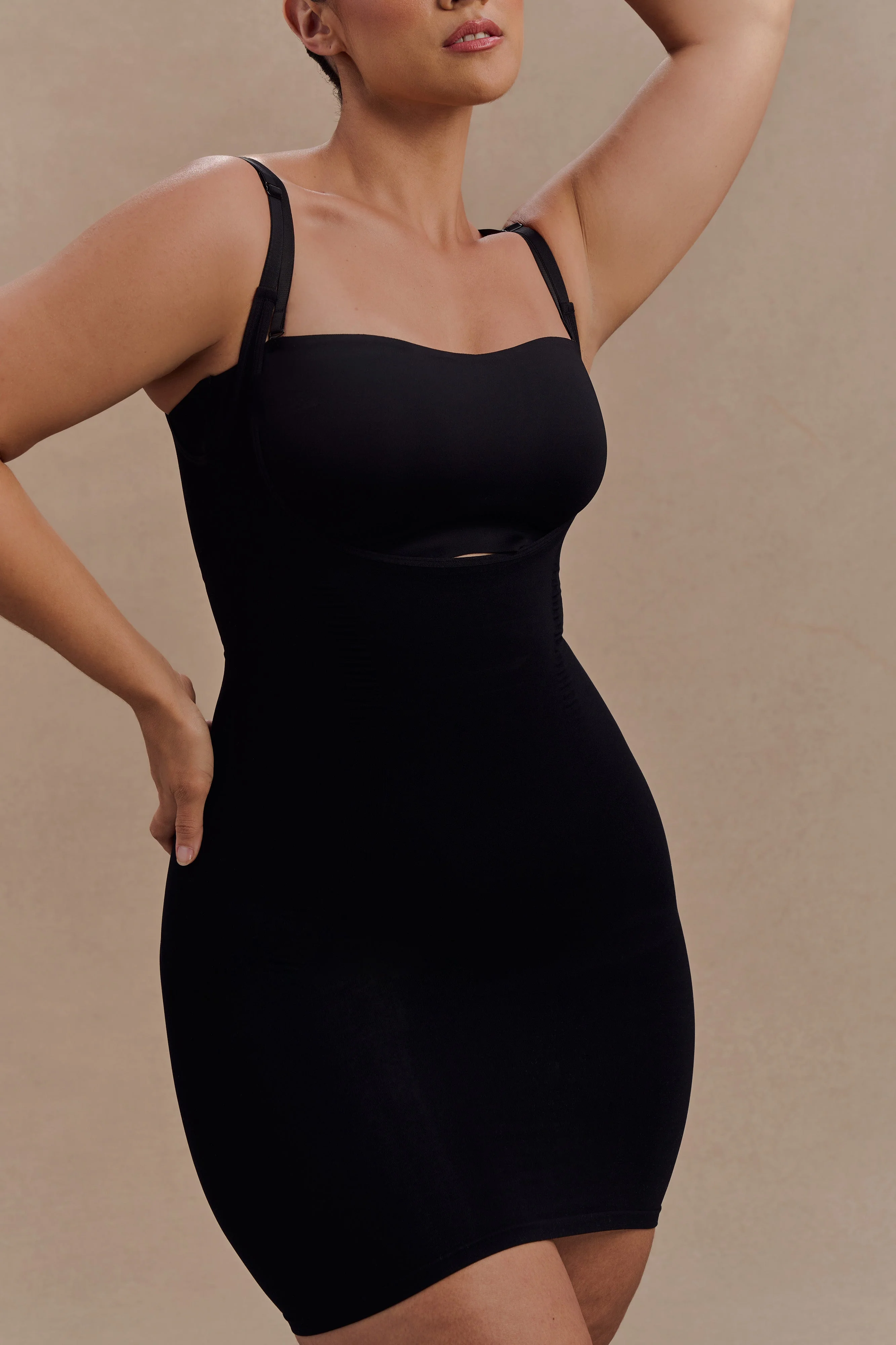 Jocelyn Backless Shapewear Mini Dress - Black - Image 6