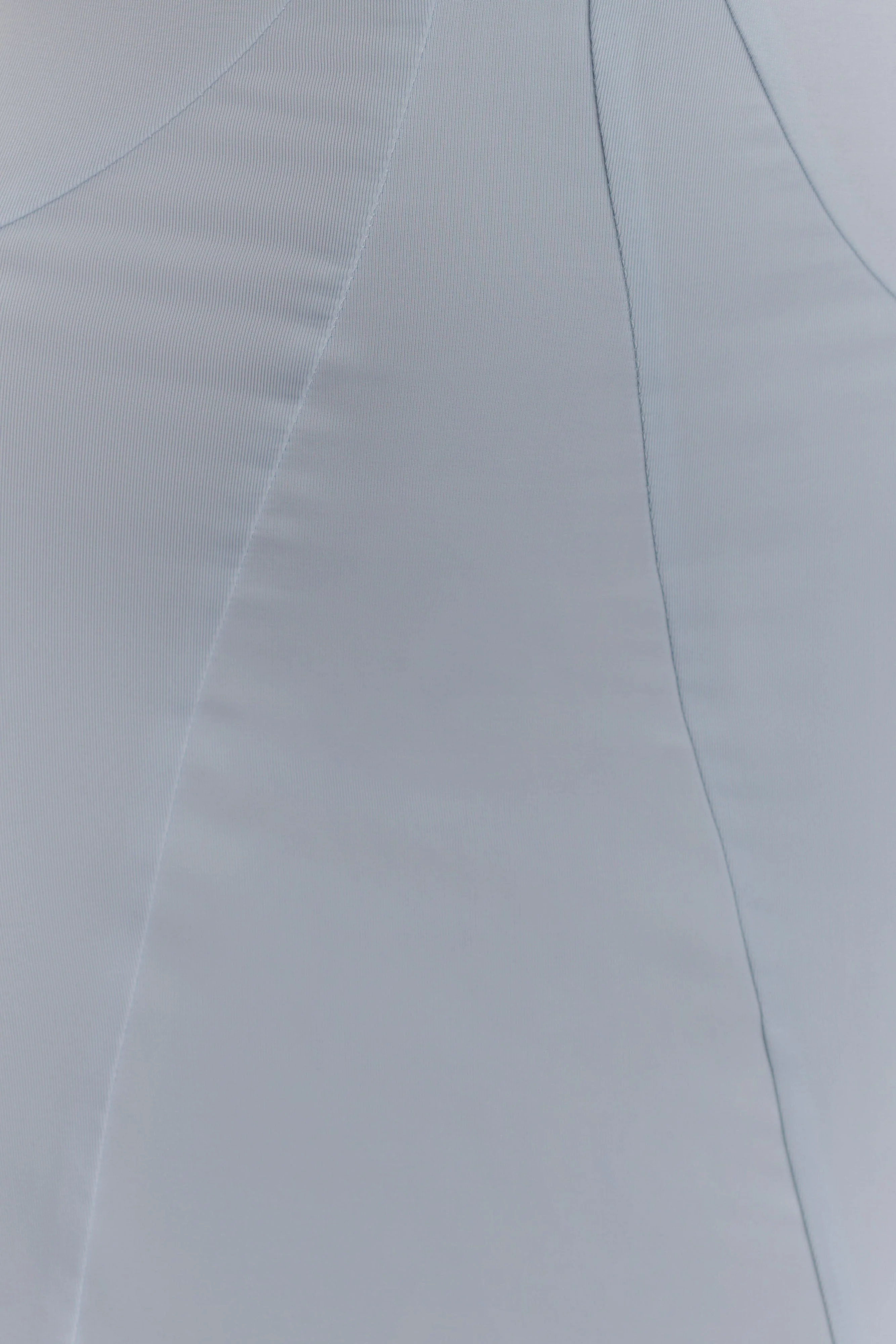 Juliet Slinky Maxi Dress With Scarf - Pale Blue - Image 6