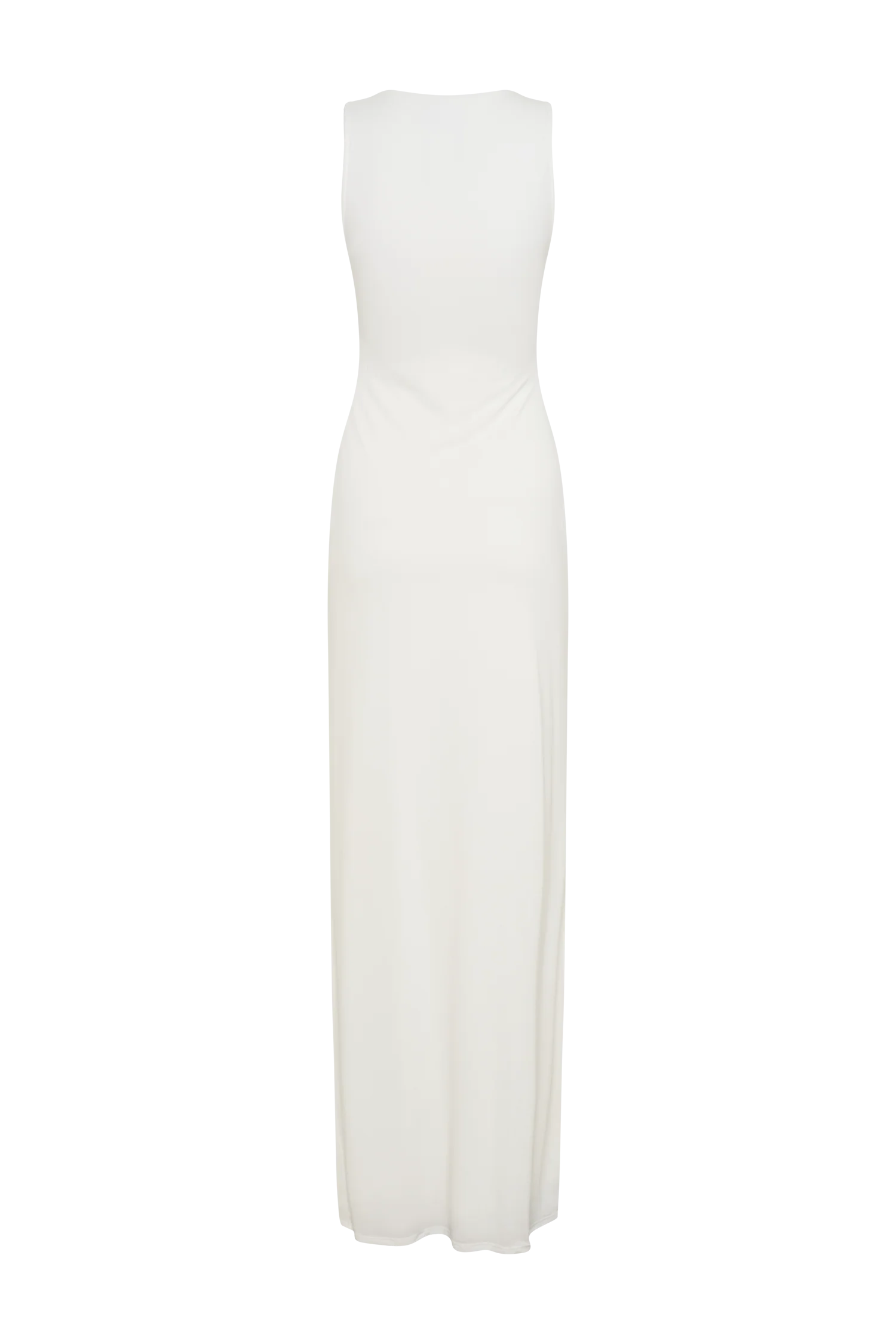 Kassidy Peached Jersey Maxi Dress - Ivory - Image 6