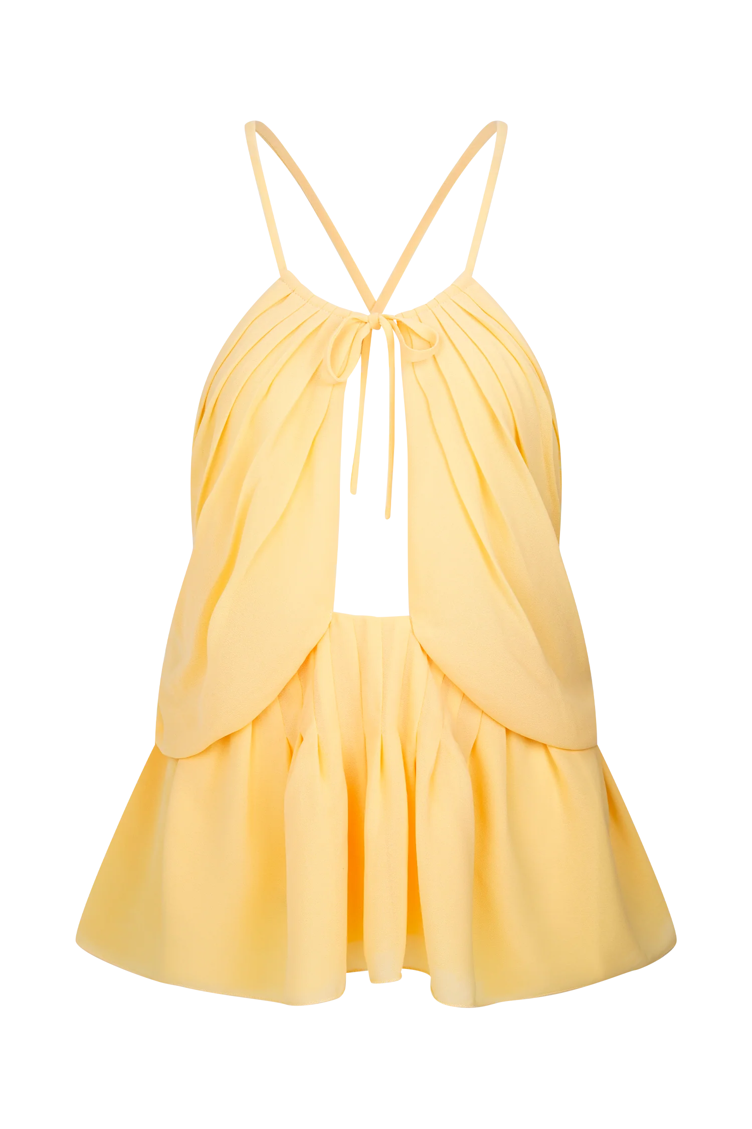 Korra Chiffon Halter Top - Butterscotch - Image 9