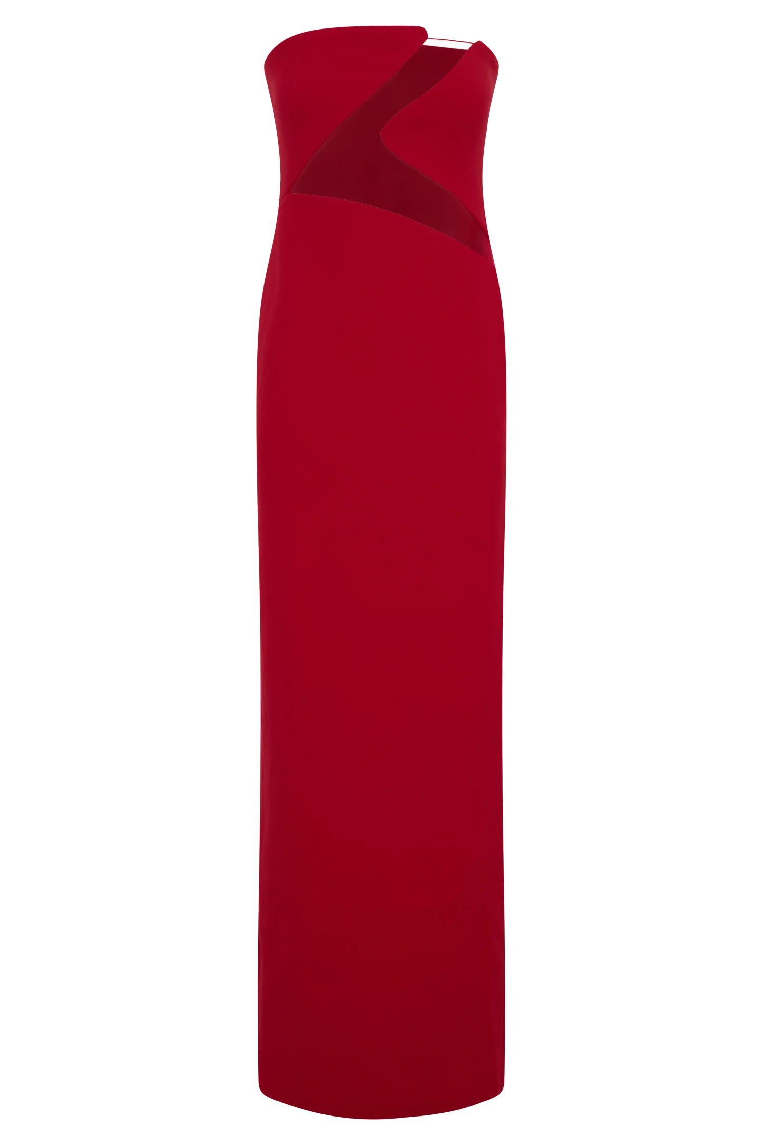 Lianne Strapless Maxi Dress - Red - Image 9
