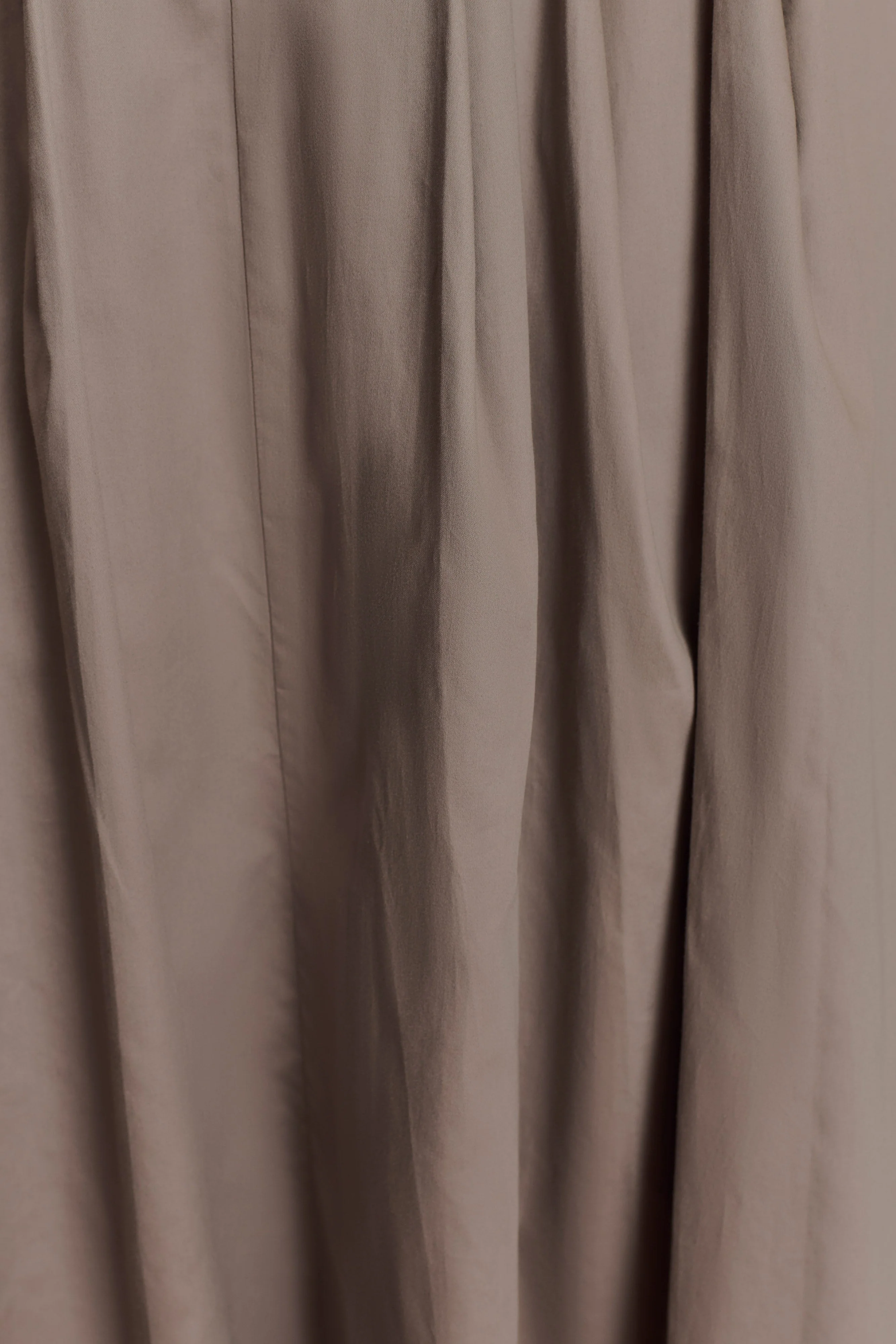 Mae A-Line Midi Skirt - Pebble Brown - Image 7