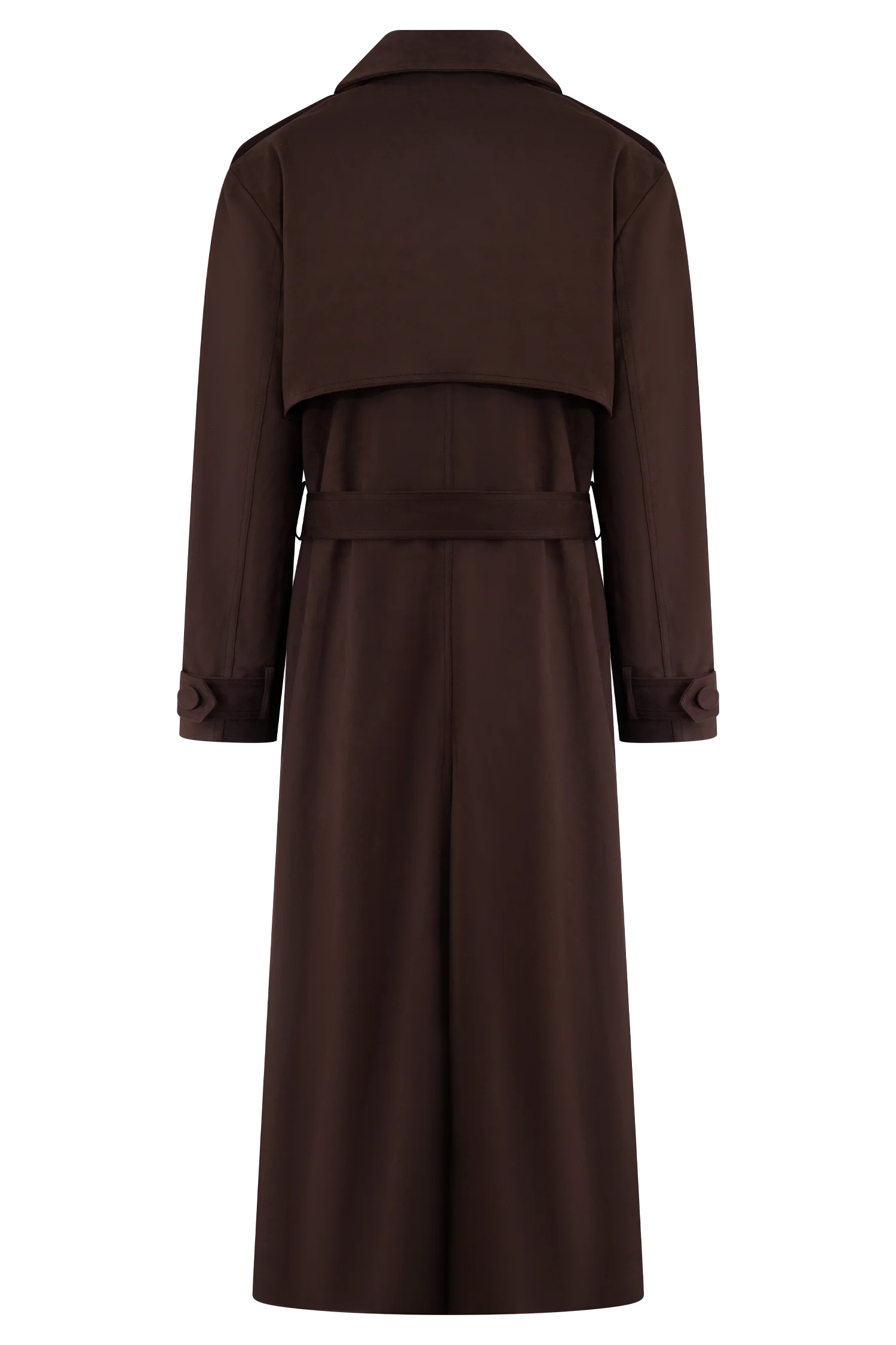 Marc Faux Suede Coat - Cocoa Chocolate - Image 11