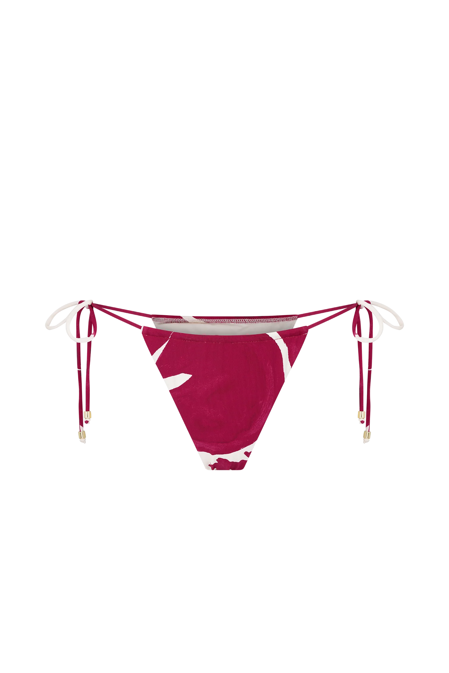 Marquise Bikini Bottom - Dragonfruit Deco Fleur Print - Image 7