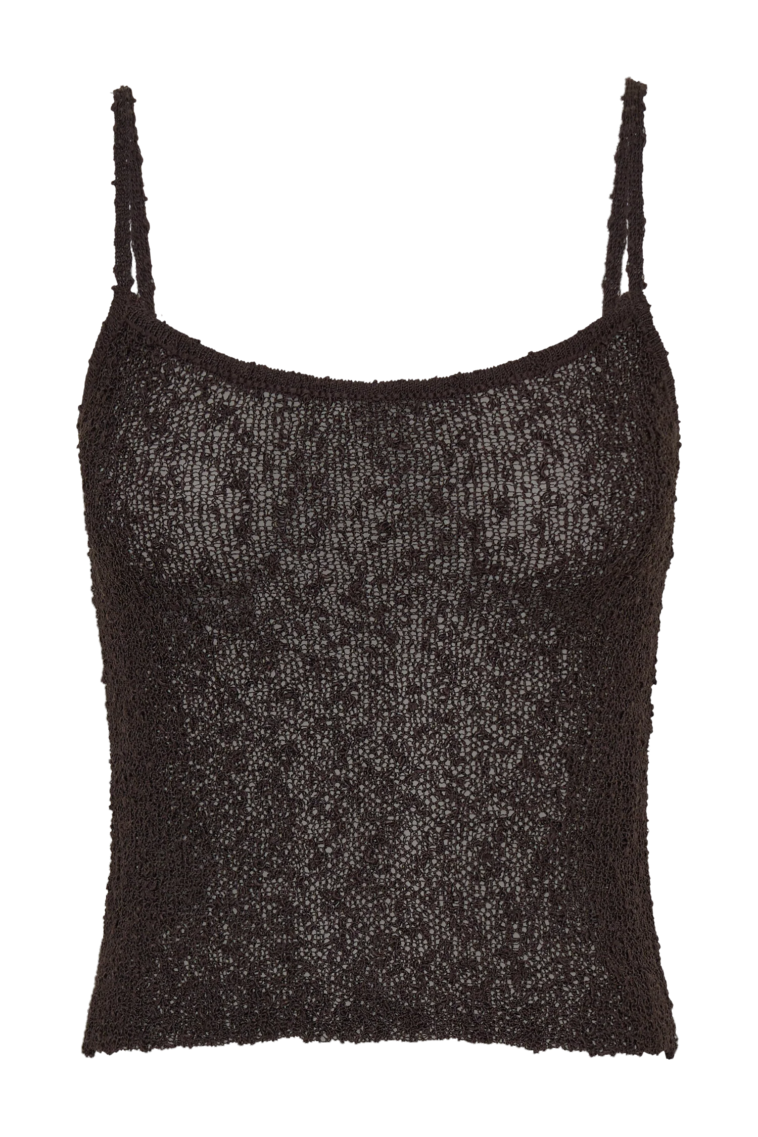 Mattais Boucle Knit Top - Dark Chocolate - Image 11