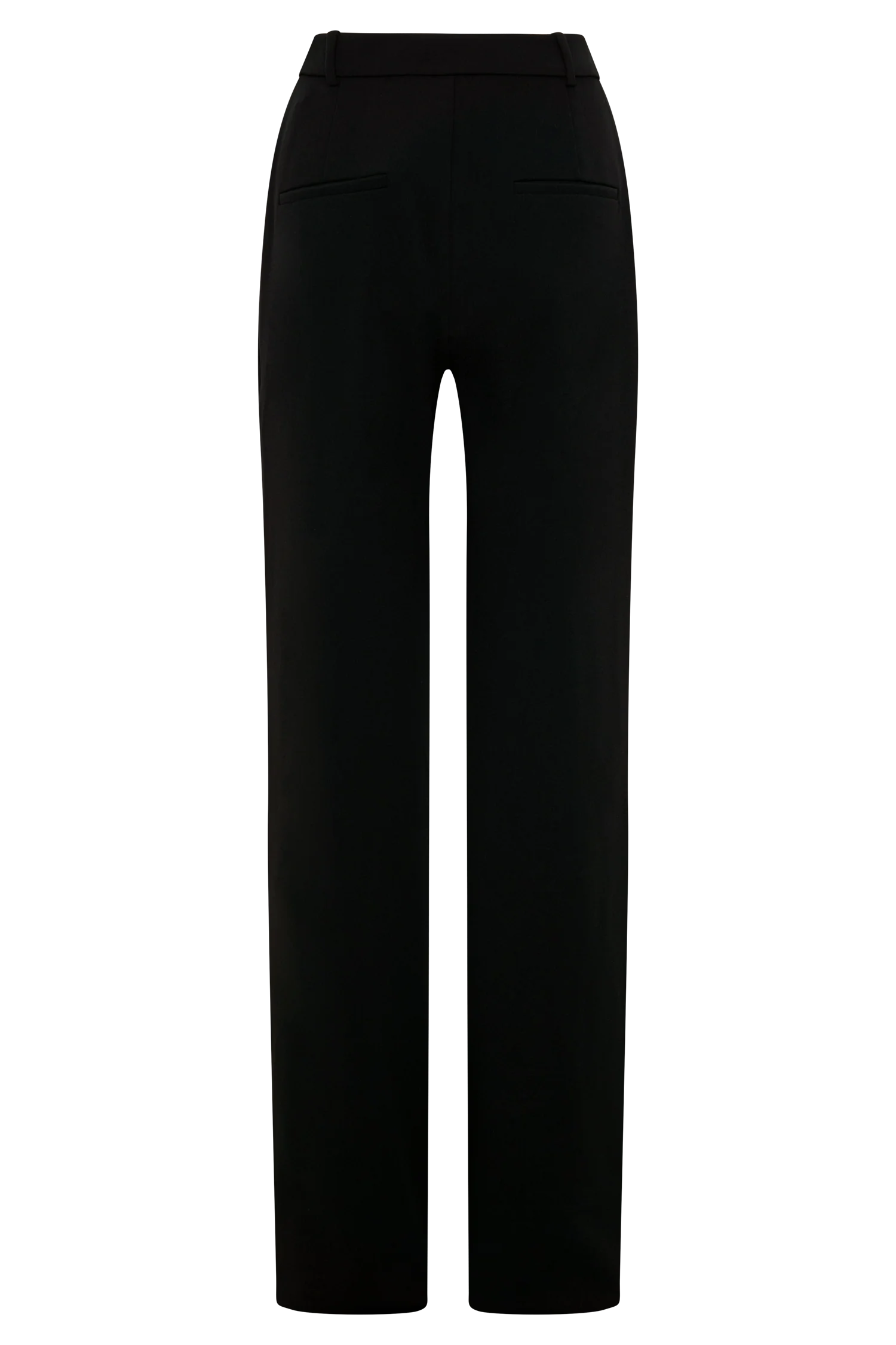 Maude Crepe Straight Leg Pants - Black - Image 8