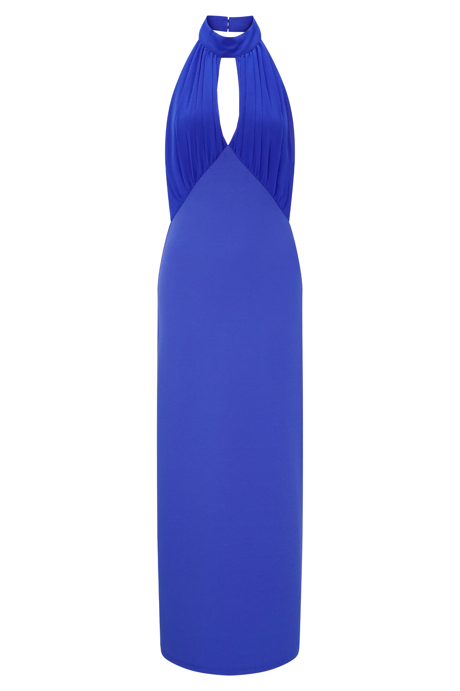 Mierah Halter Midi Dress - Cobalt Blue - Image 7