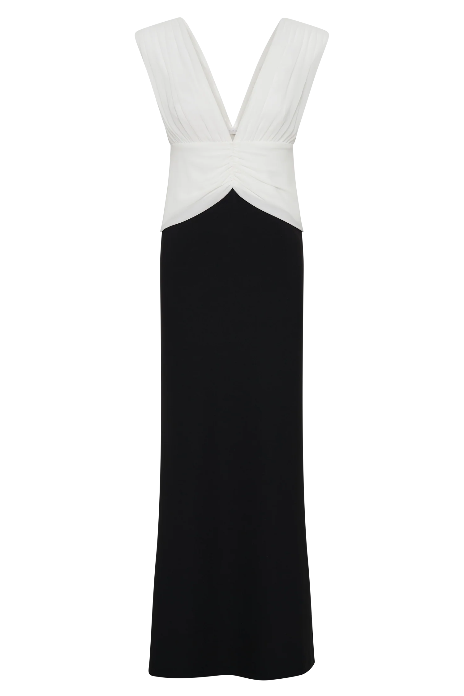 Monique Contrast Maxi Dress - Black - Image 7