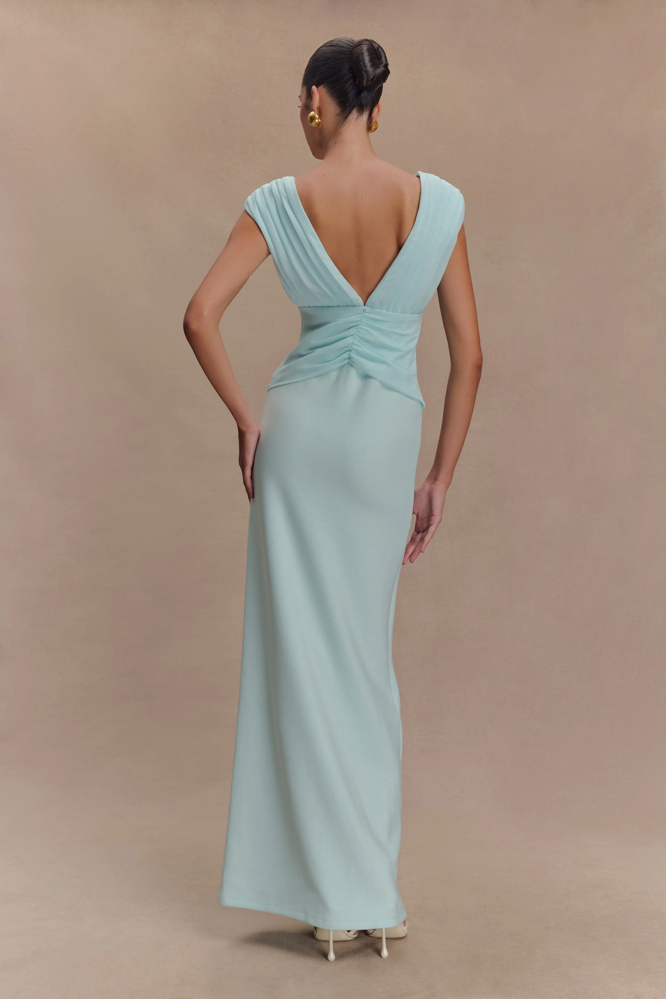 Monique Maxi Dress - Ice Blue - Image 2