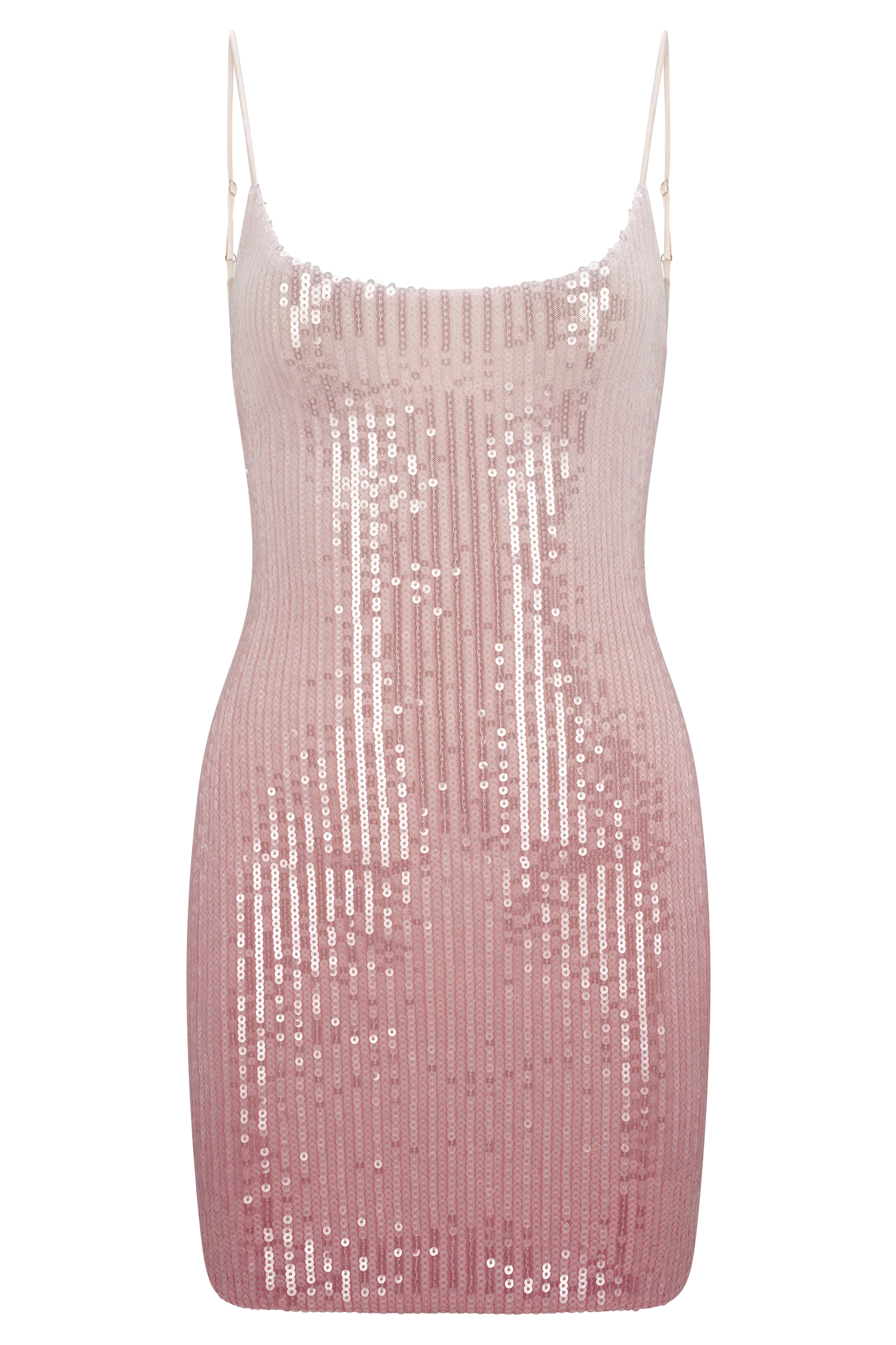 Mora Sequin Mini Dress - Ombre Pink - Image 11