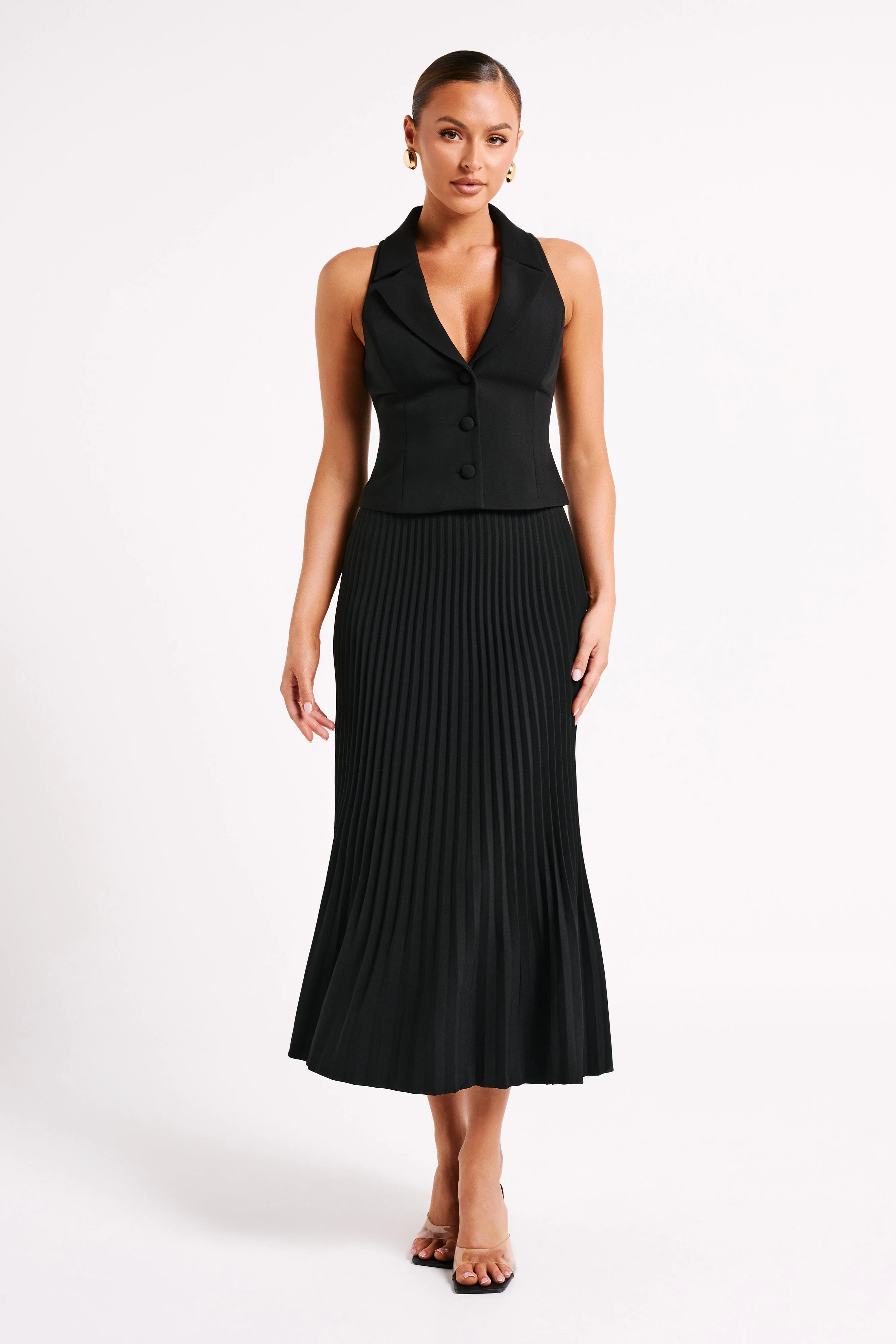 Mura Suiting Vest - Black - Image 10